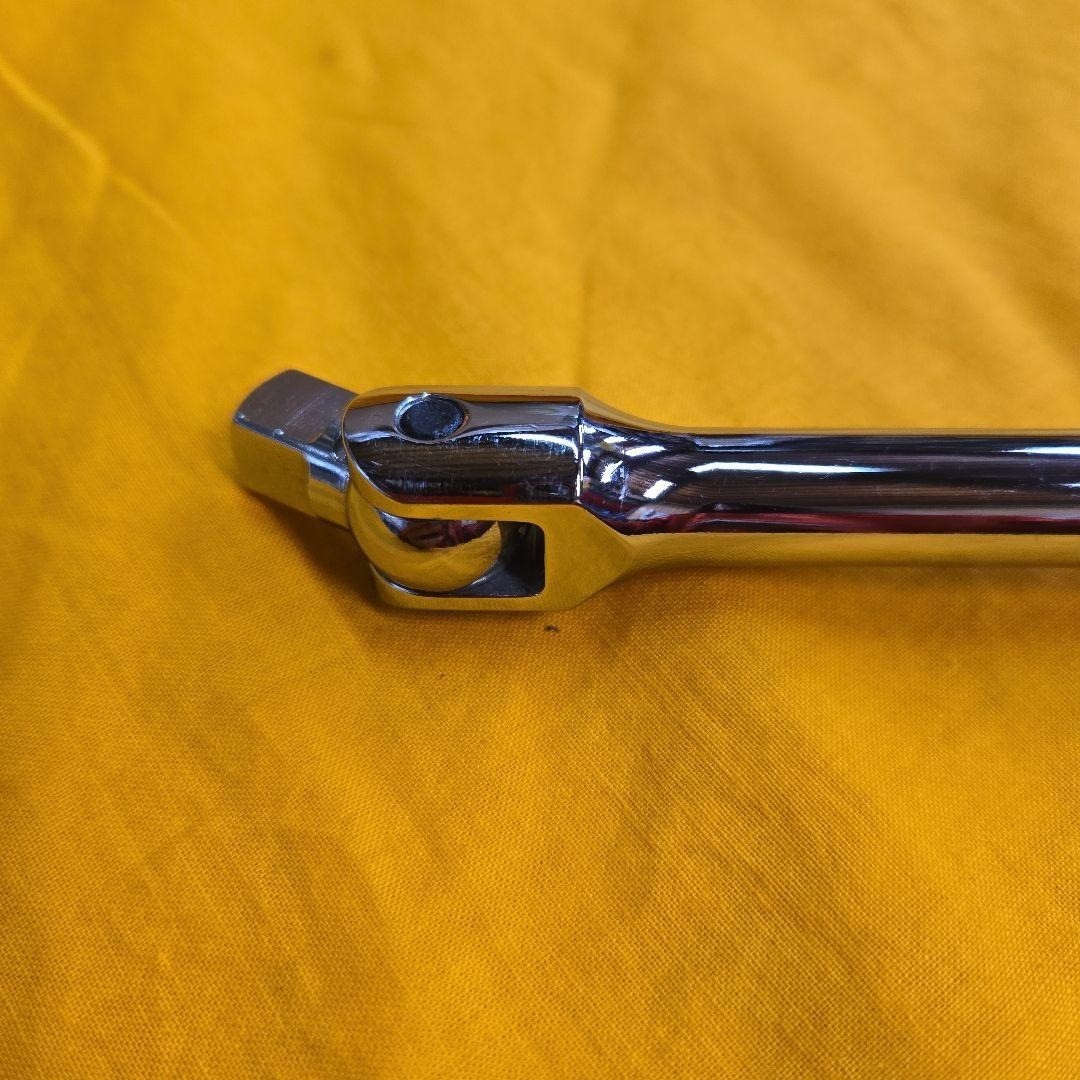 Snap-on FHBB12 3/8” Drive Breaker Bar 12.5” Long Green Soft Grip [Used]