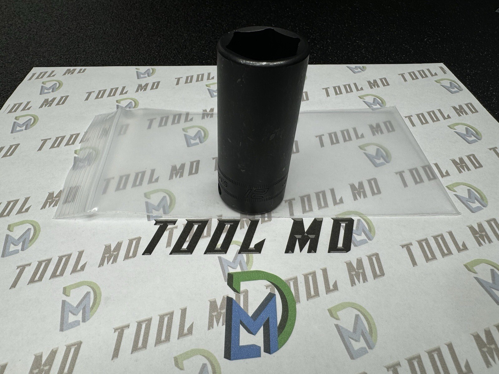 Snap-on Tools USA NEW 3/8″ Drive 6-POINT Metric 21mm DEEP Impact Socket SIMFM21