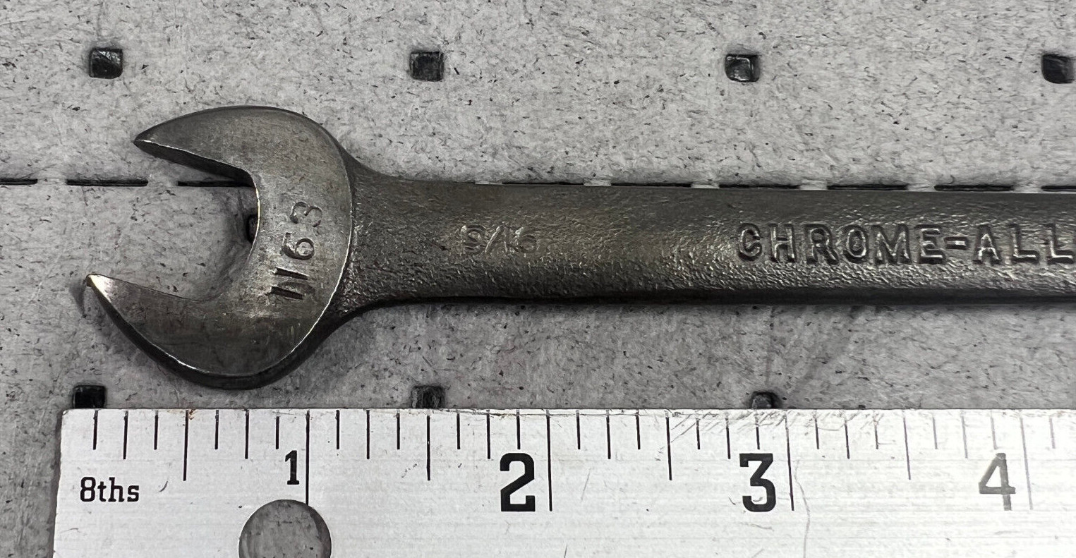 Vintage Williams Superrench 1163 9/16″ 12 Point Combination Wrench SAE Made USA