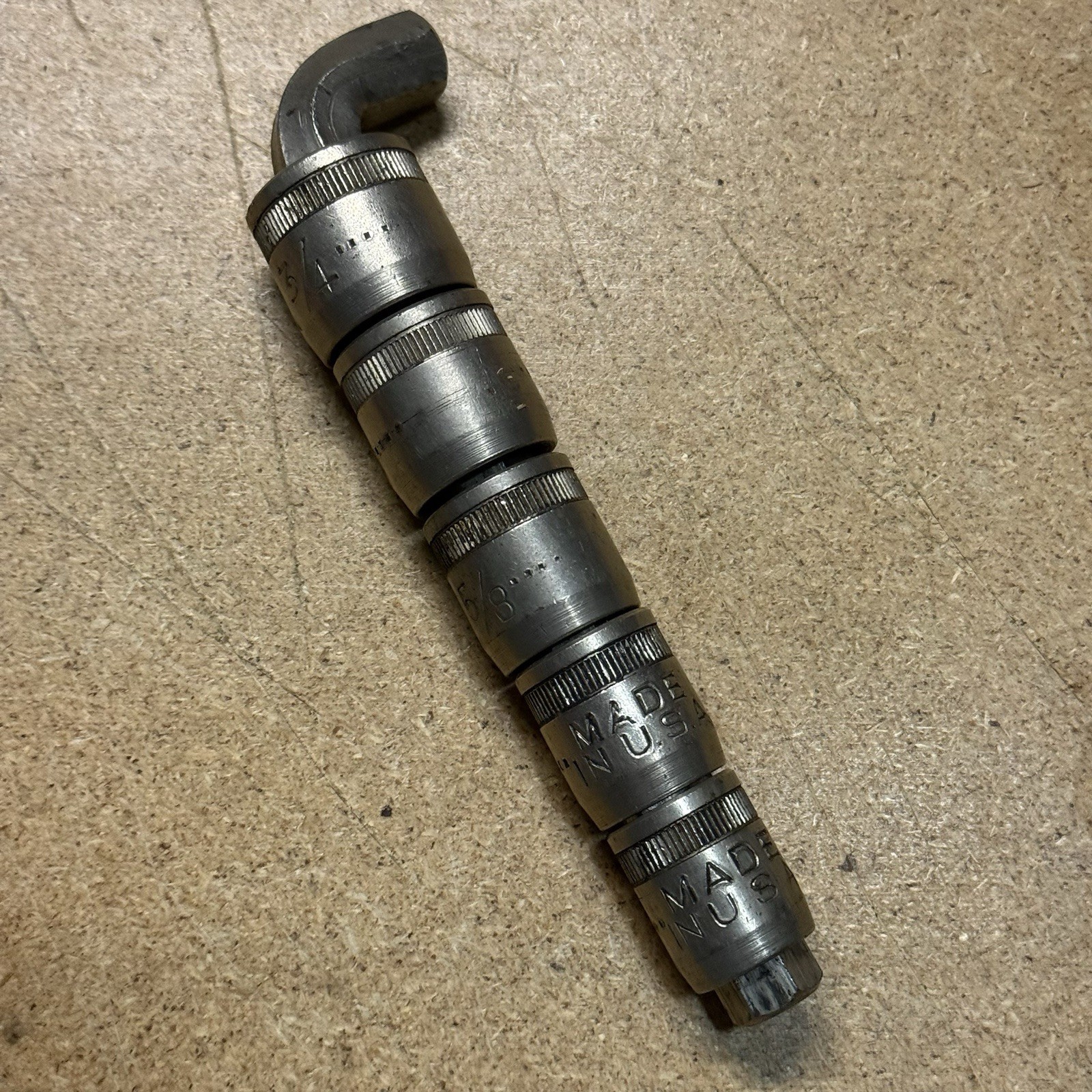 1/2” Hex Key Socket Set 1/2” To 3/4” 6 Piece Set 6 Sided
