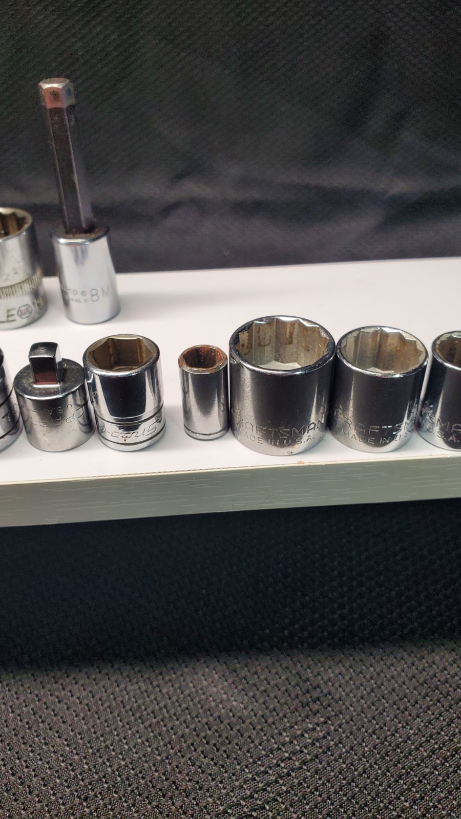 Vintage USA Socket Adapter Lot Snap-On Proto SK Craftsman Wright Mixed Mechanics
