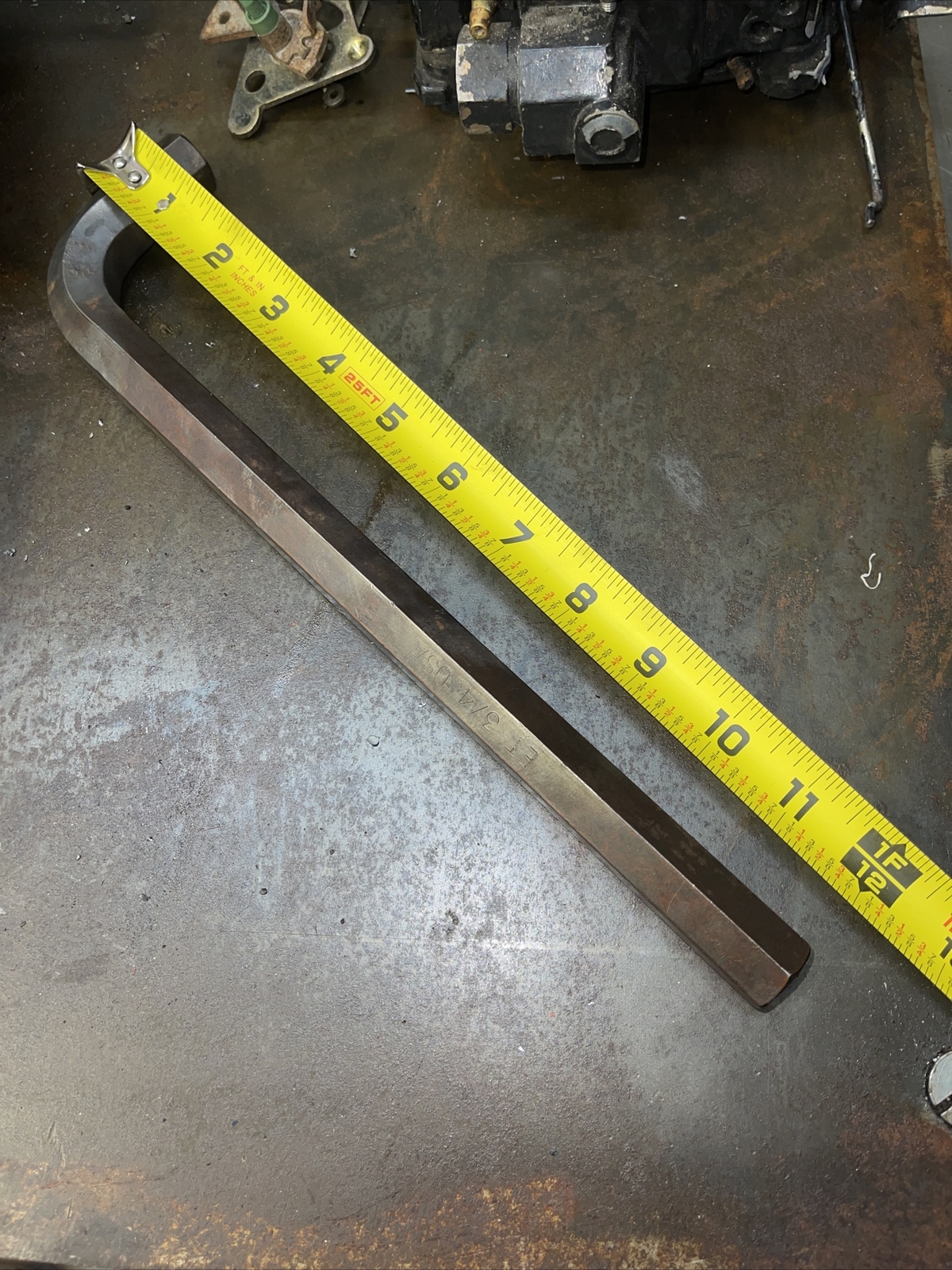 NOS Eklind Tools ET USA 3/4 in Allen Hex Key SAE Jumbo 12 inch Long Vintage