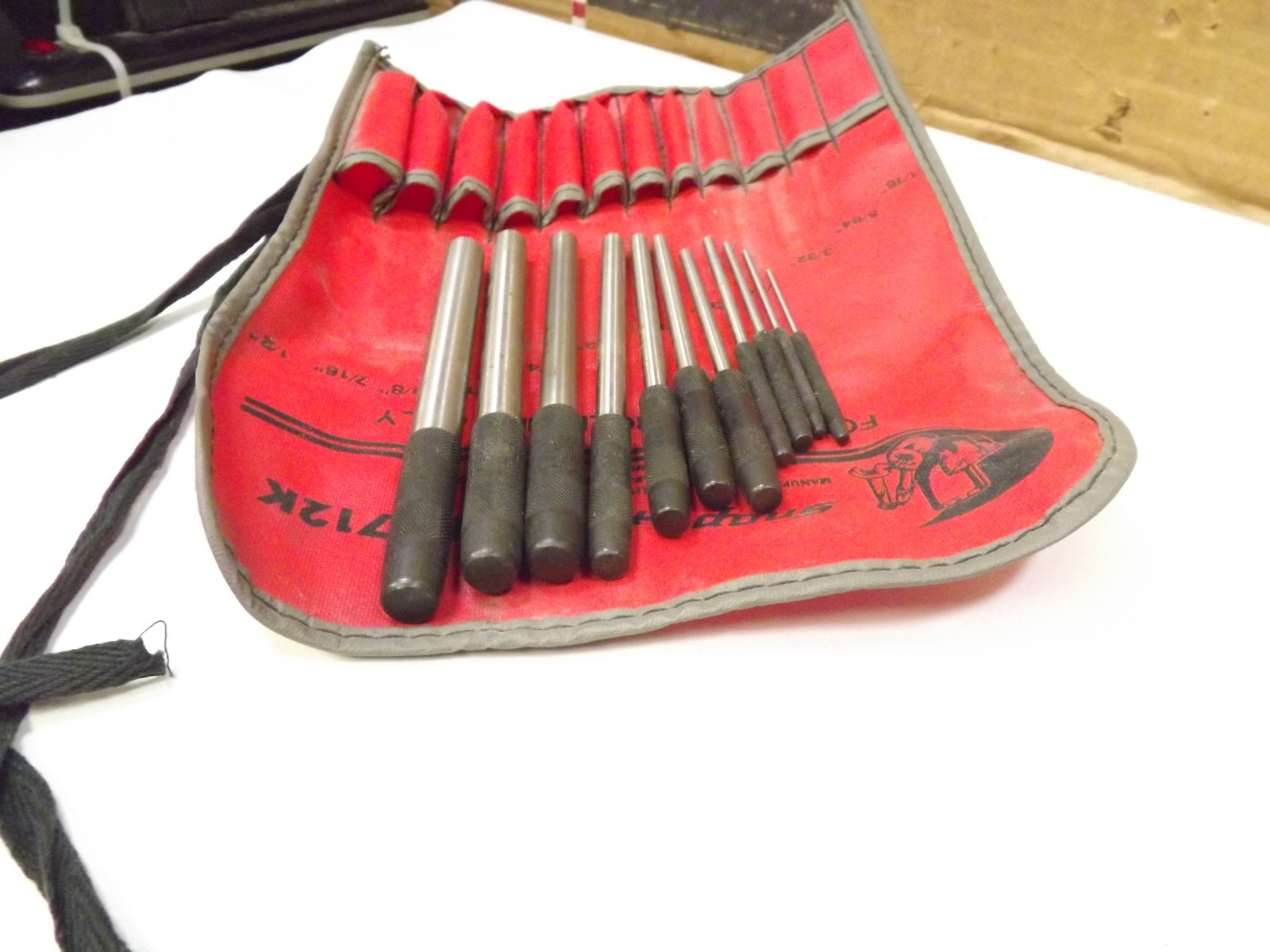 Snap On Roll Pin Punch Set in Original Pouch PPR712K