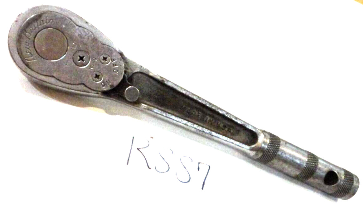NEW BRITAIN TOOLS VINTAGE OLDER 1/2 DRIVE RATCHET 10-1/4 INCHES LONG NS40