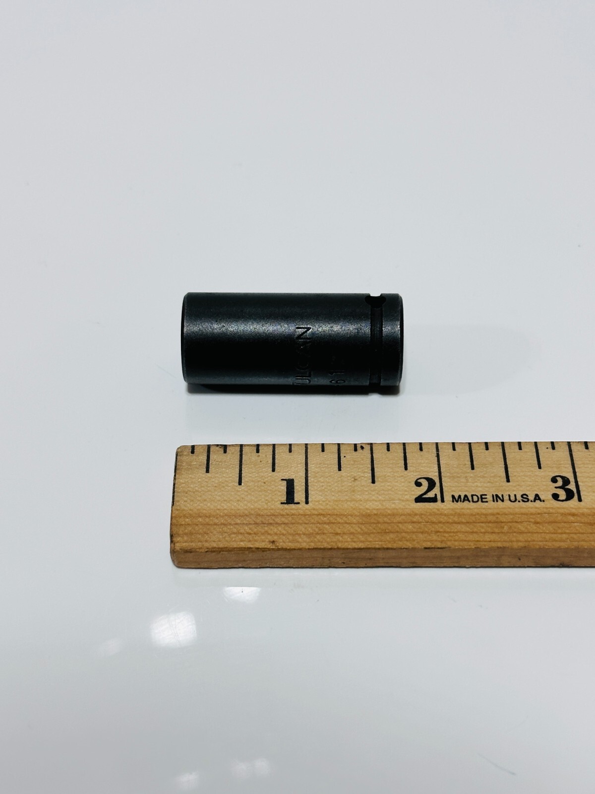 VULCAN Tools 12M-612 Semi-Deep 12mm Metric Impact Socket – 3/8” Drive – 6 Point