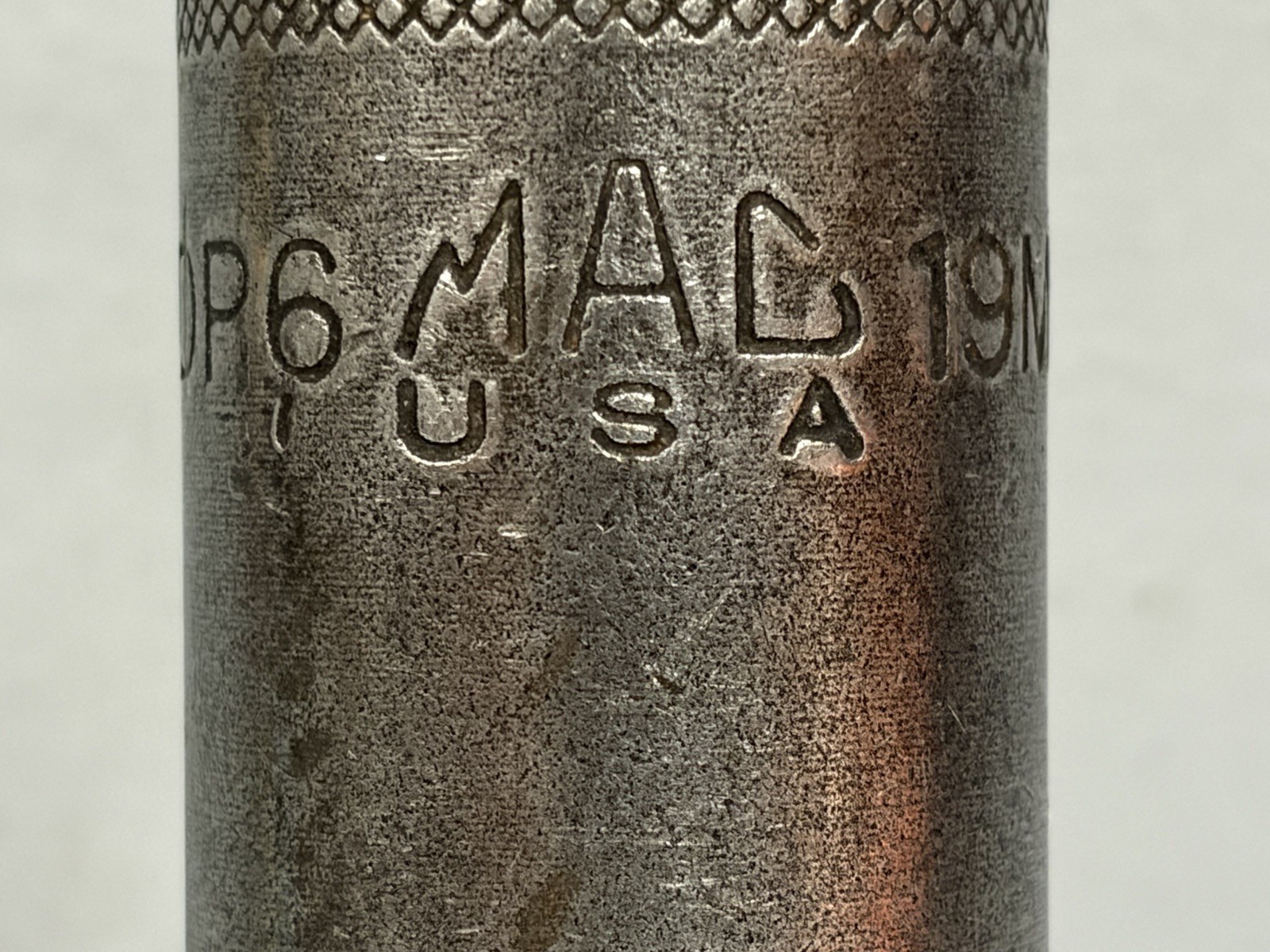 NOS Mac Tools 1/2″ Drive 19MM 6PT Metric Deep Impact Socket USA VDP619MMR