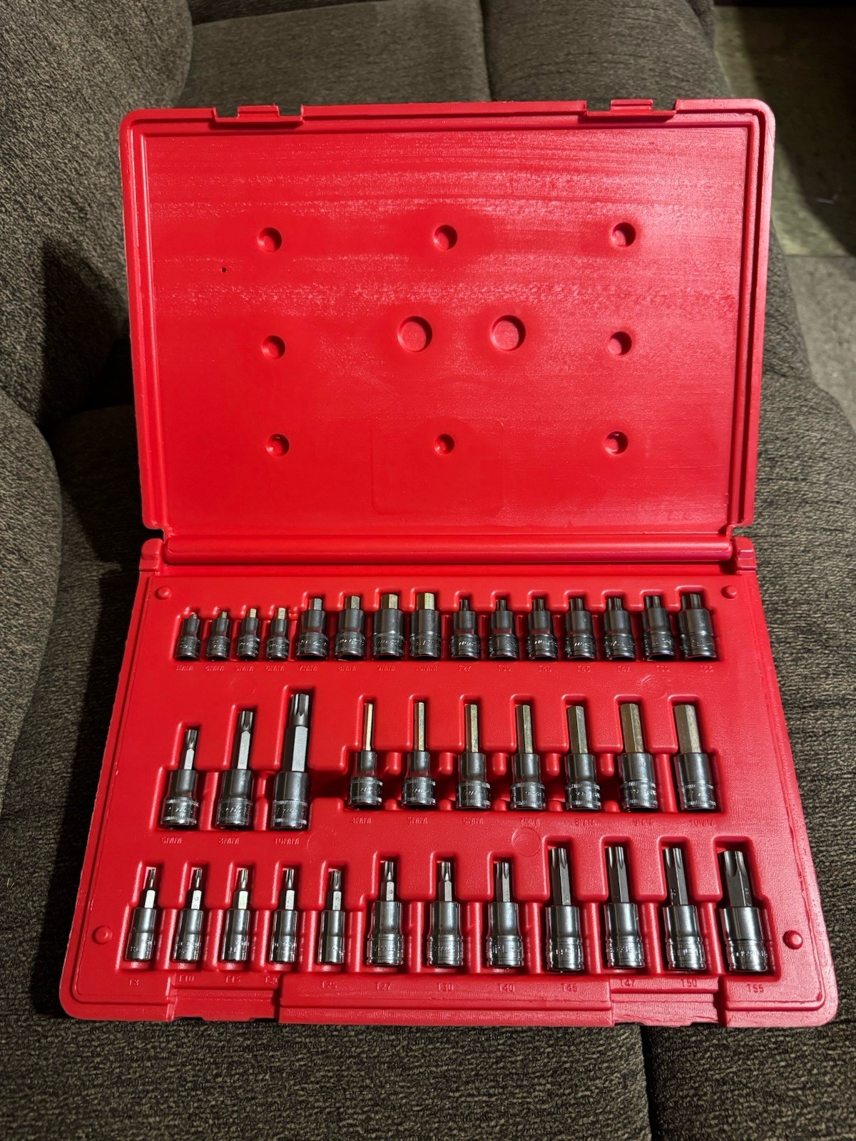 Snap-on Tools 37pc Torx Hex Bit Socket Set 237HEXTORXST EXCELLENT CONDITION!!