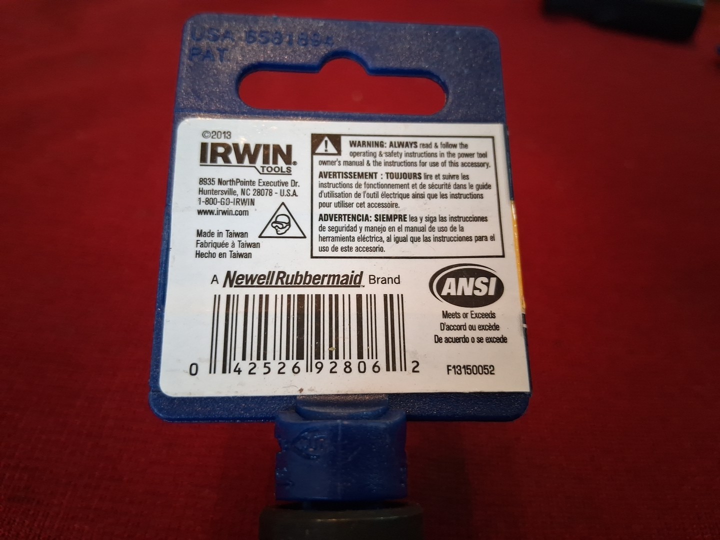 Irwin 11/32″ 6 Point 3/8 Inch Drive Deep Impact Socket