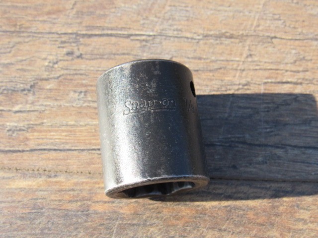 SNAP ON 7/8″ IM280 1/2″ DRIVE SHALLOW IMPACT SOCKET 6 PT IM 280 UNDERLINE LOGO
