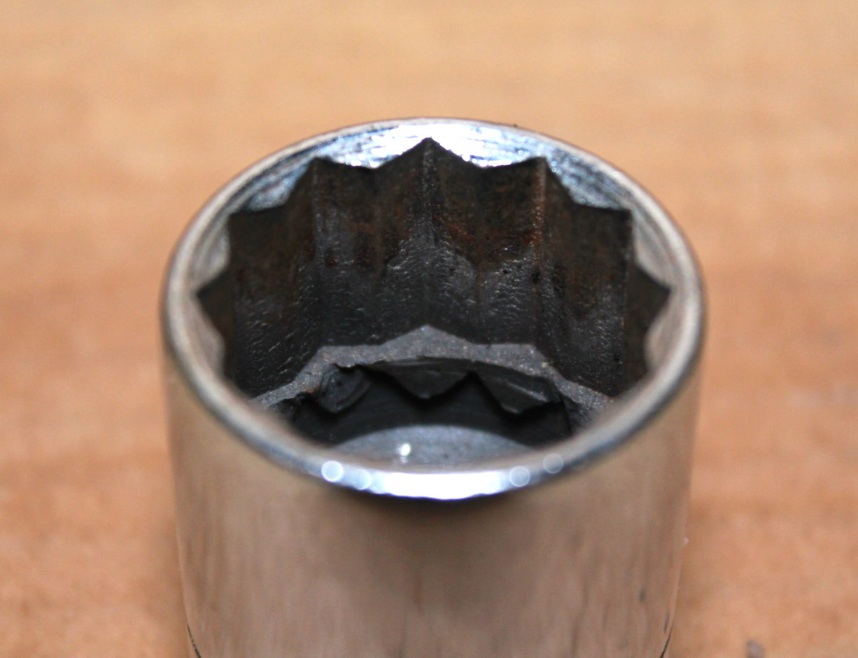 SK 40325 1/2” Drive 25mm 12 Point Chrome Socket MADE IN USA