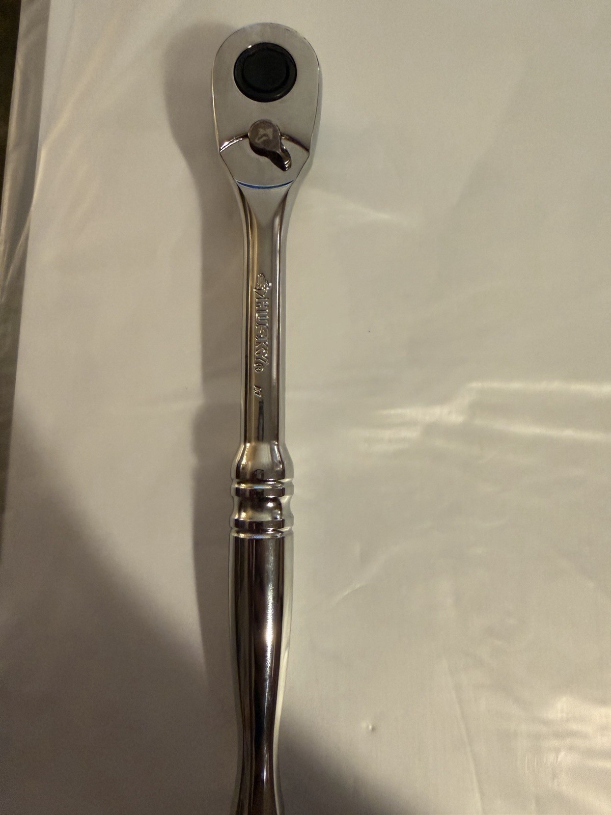 Husky 3/8 In. Full Polish 72 Tooth Ratchet 8-inch
