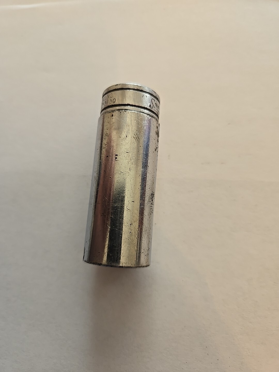 Snap On 3/8″ Drive 3/4″ 6PT SAE Deep Chrome Socket Worn SFS241
