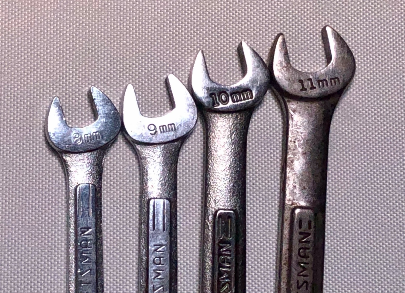 CRAFTSMAN Metric 12PT Combination Wrench Set (4-pieces) 8mm-11mm -VA- U.S.A.