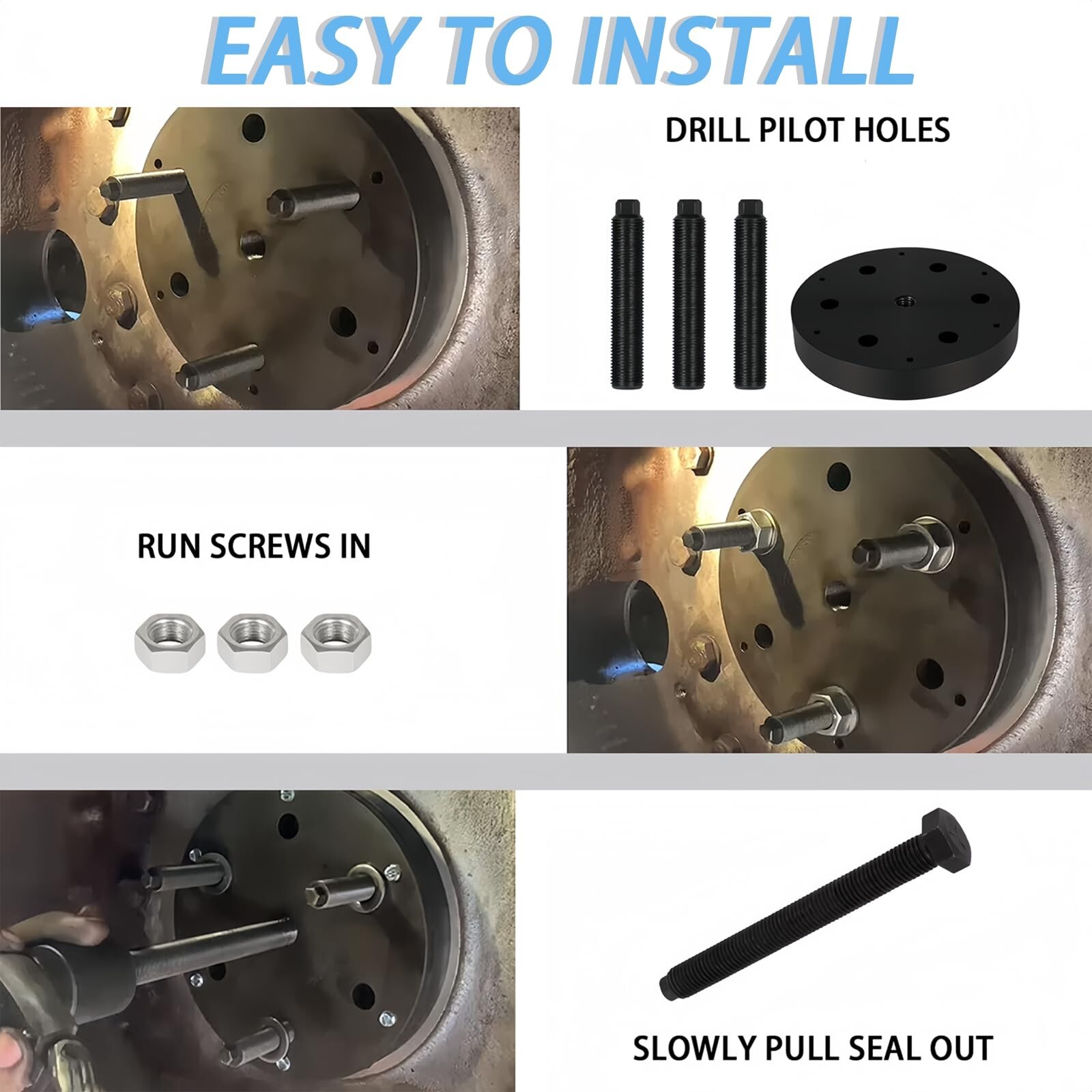3164780 Rear Seal Wear Sleeve Installer Remover Tool for Cummins ISX15 ISX12 QSX