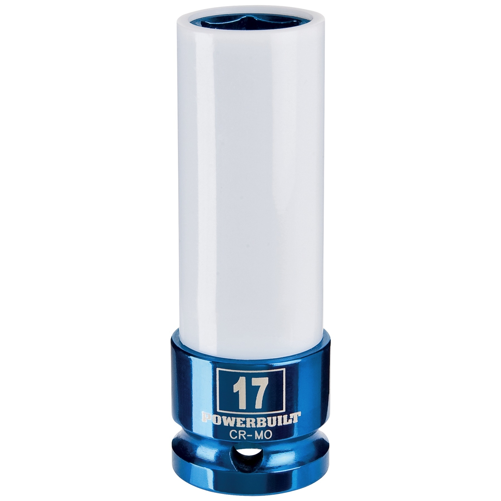 Powerbuilt 1/2 Inch Drive x 17 MM Thin Wall Color Lug Nut Socket – 941039