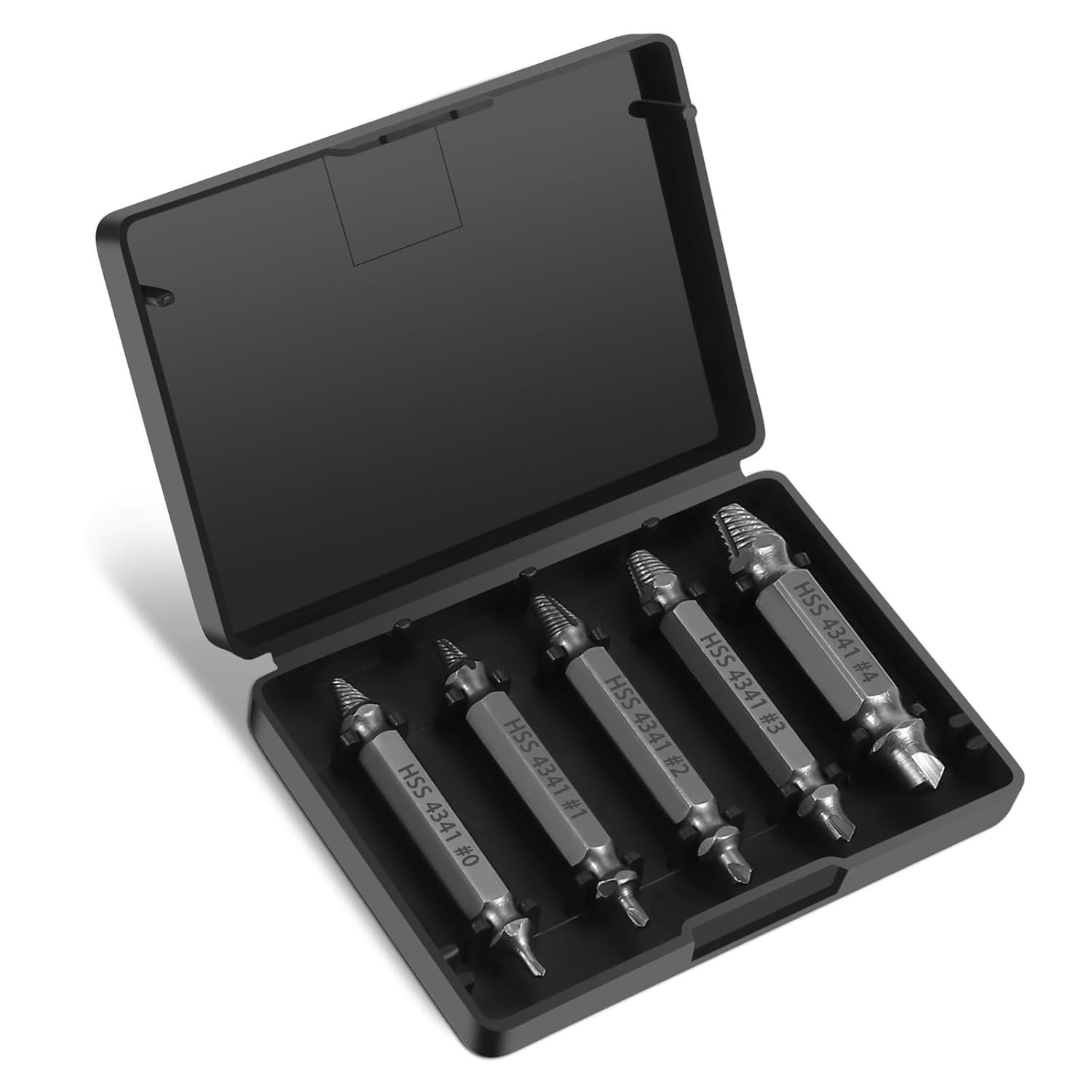 Versatile High-Speed Steel Screw Extractor Set – Professional 5-Pieces for DIY