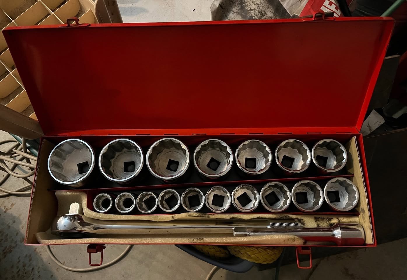 Vintage Craftsman 3/4” Drive Socket Set 94648 —7/8” thru 2-3/8” Sockets