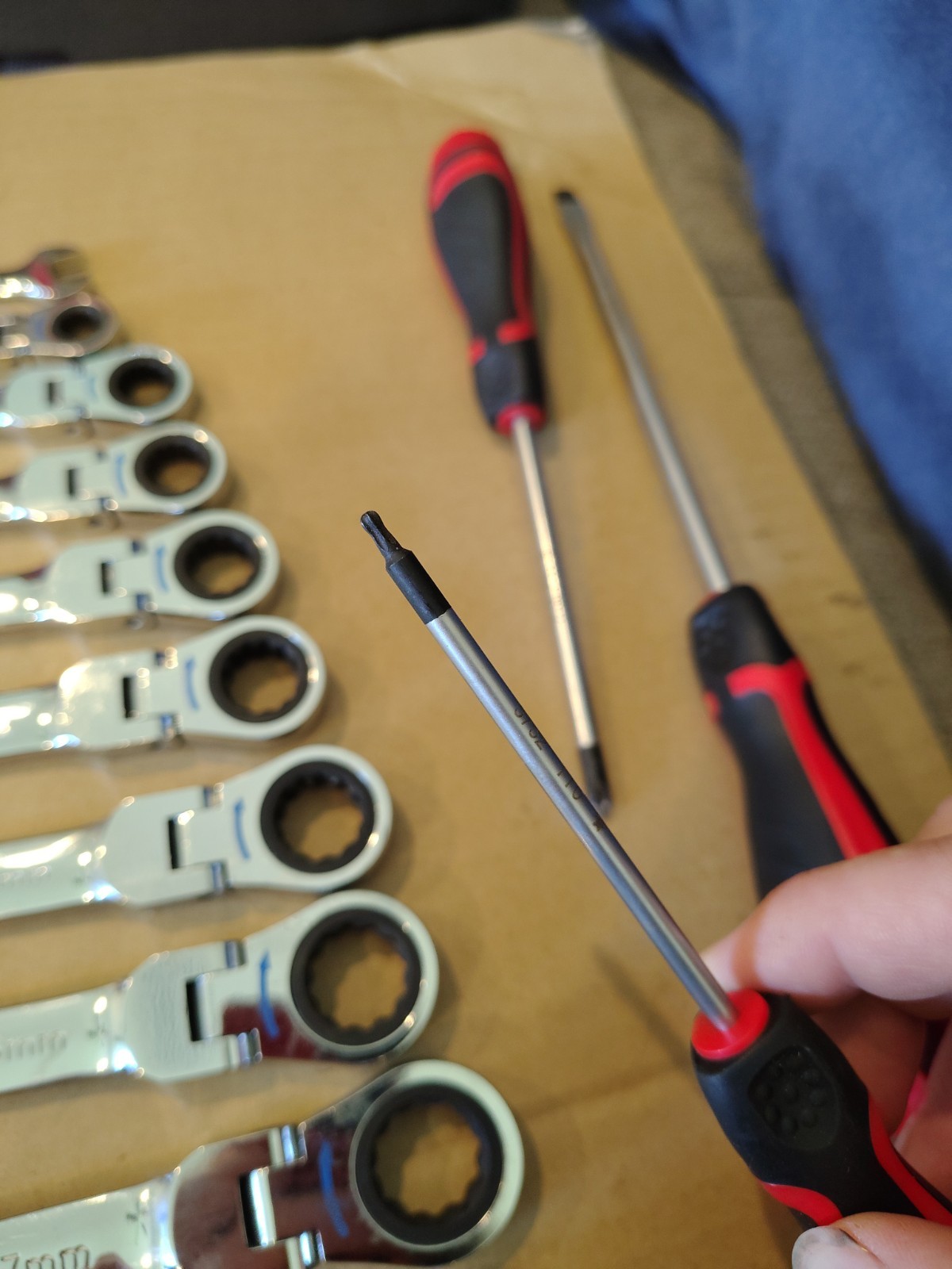 JTC TESLA TECHNICIAN TOOL SET Ratcheting Wrenches Punches Etc In Hard Case