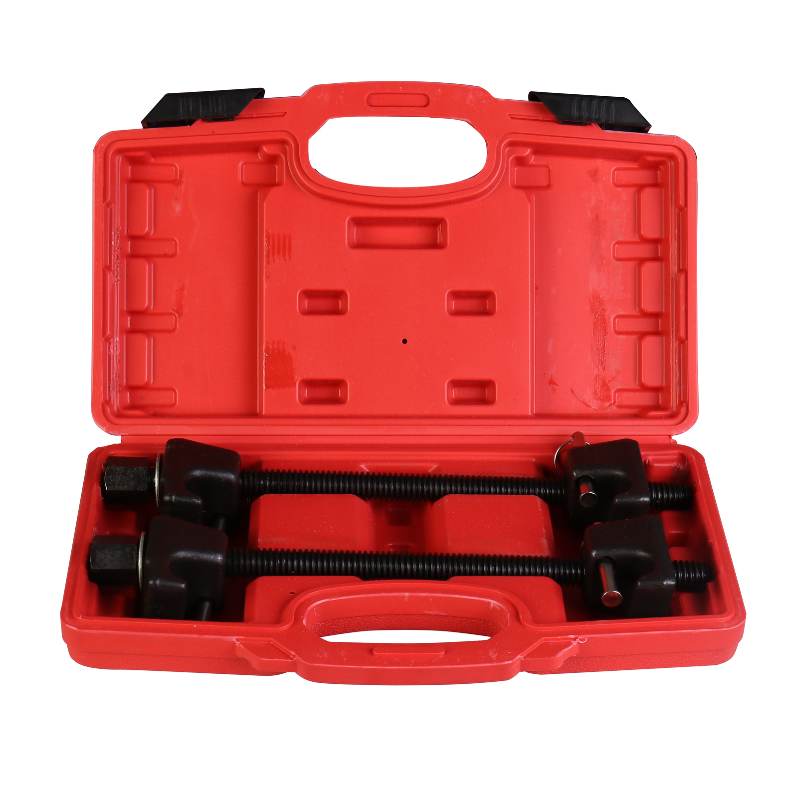 2PCS Coil Spring Compressor Tool +Case For MacPherson Struts 300mm w/Detent Pins
