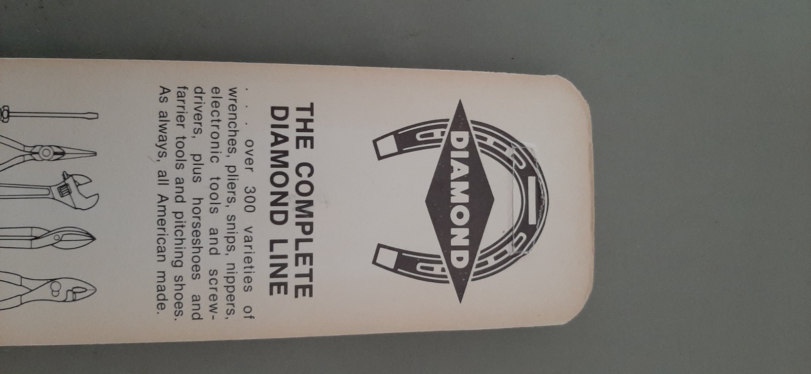 NOS Diamond Horseshoe 5″ Regular Nose w/ Cutter Slip Joint Pliers K15 K15H 9T