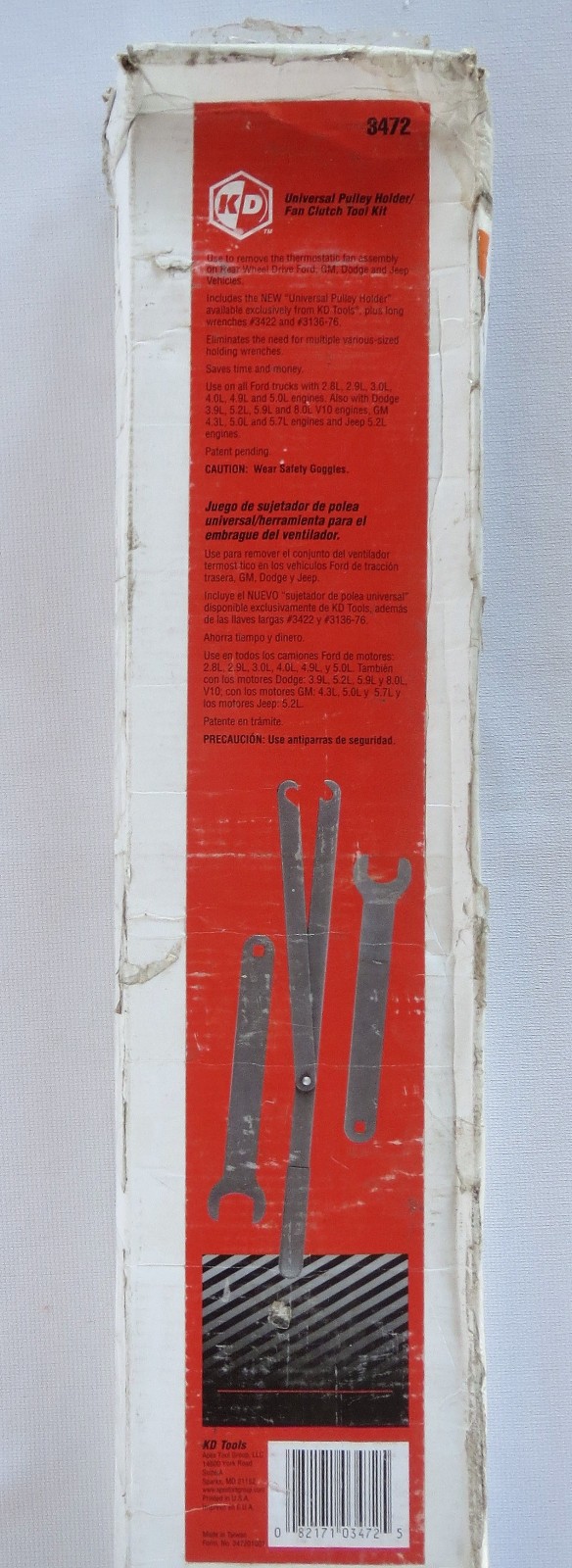 KD Fan Clutch Pulley Tool Kit
