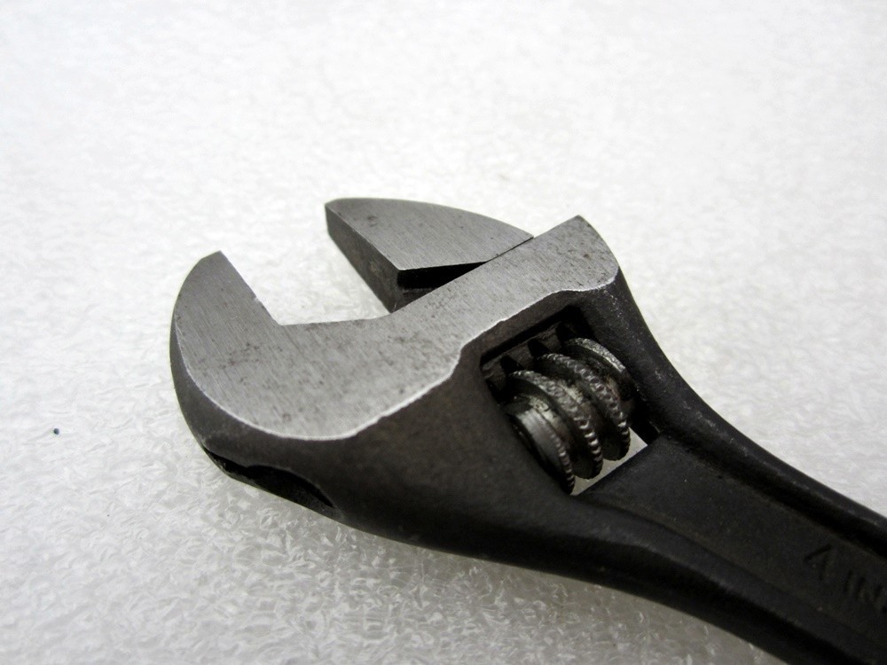 Vintage Crescent 4″ Adjustable Wrench Black Oxide Made in USA