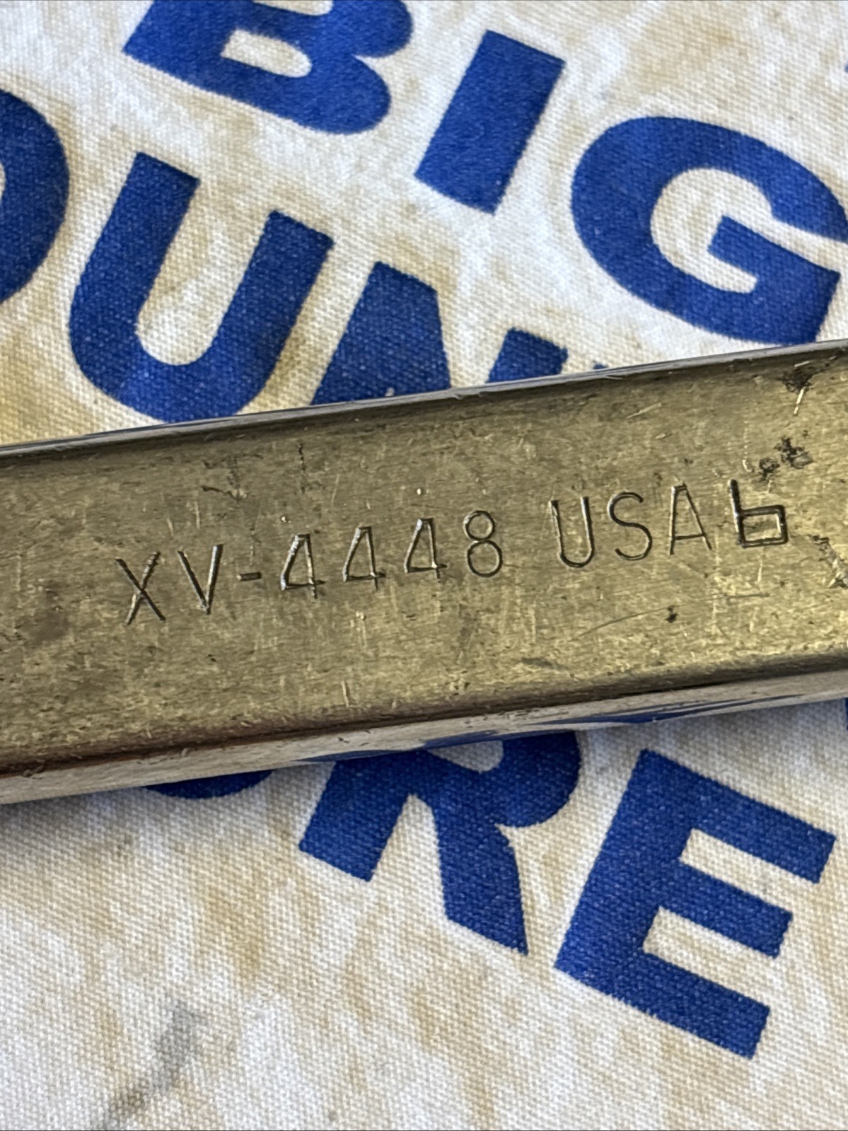 1966 Snap-on USA 1-3/8″ x 1-1/2″ Double Box End 12pt Extra Long Wrench XV-4448