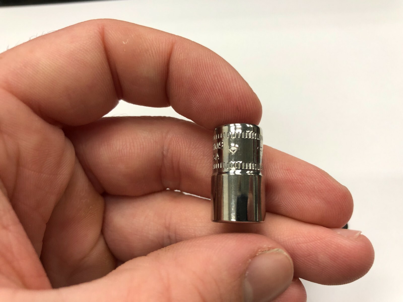 Snap-on Tools USA NEW 1/4″ Drive 9mm METRIC 6pt Shallow Chrome Socket TMM9