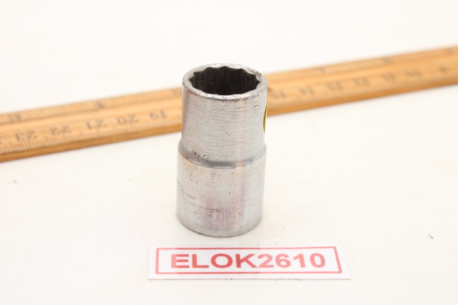 Sparta CT-1218 9/16″ 1/2″ Drive 12 Point SAE Chrome Socket USA