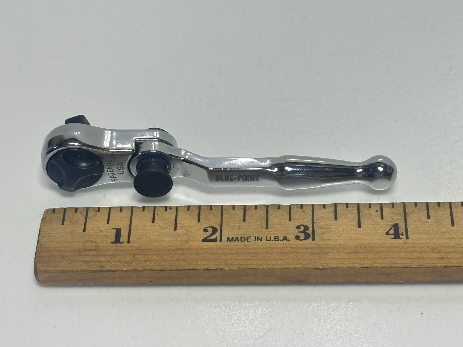 🇺🇸 Blue-Point USA (RARE) Mini 4″ 1/4″ Drive Indexing Multi Position Ratchet