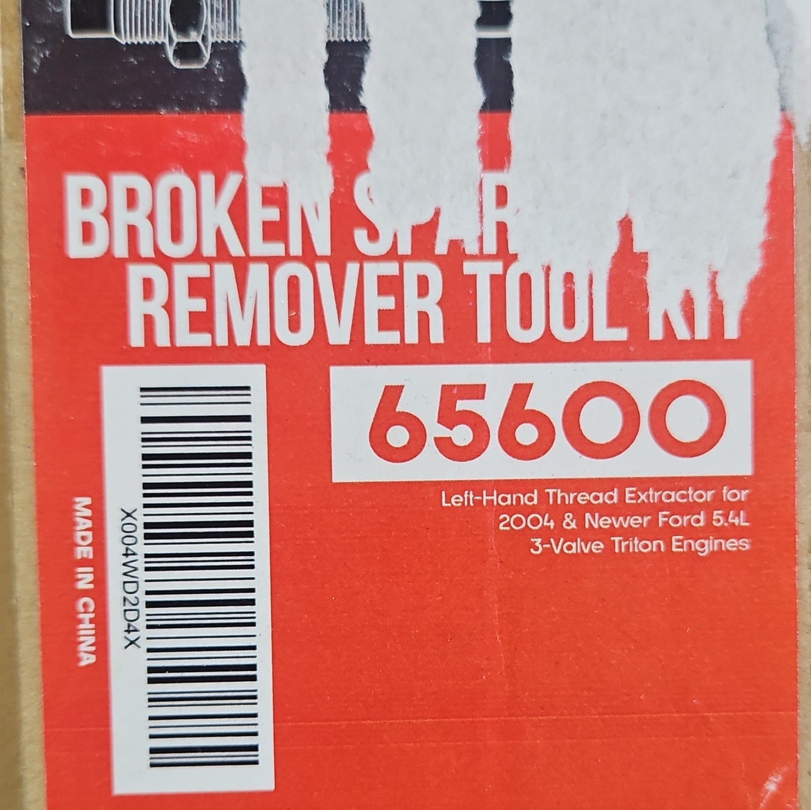 Broken Spark Plug Remover Tool Kit 65600 for Ford Triton 3-Valve Engines V8 5.4L