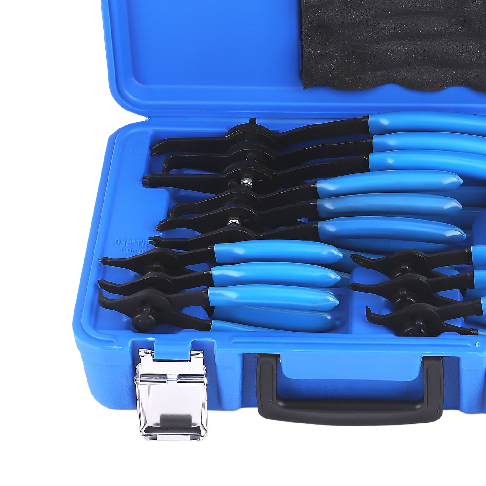 12 PC Versatile Retaining Snap Ring Pliers Fixed Tip Combination 9″ tip pliers