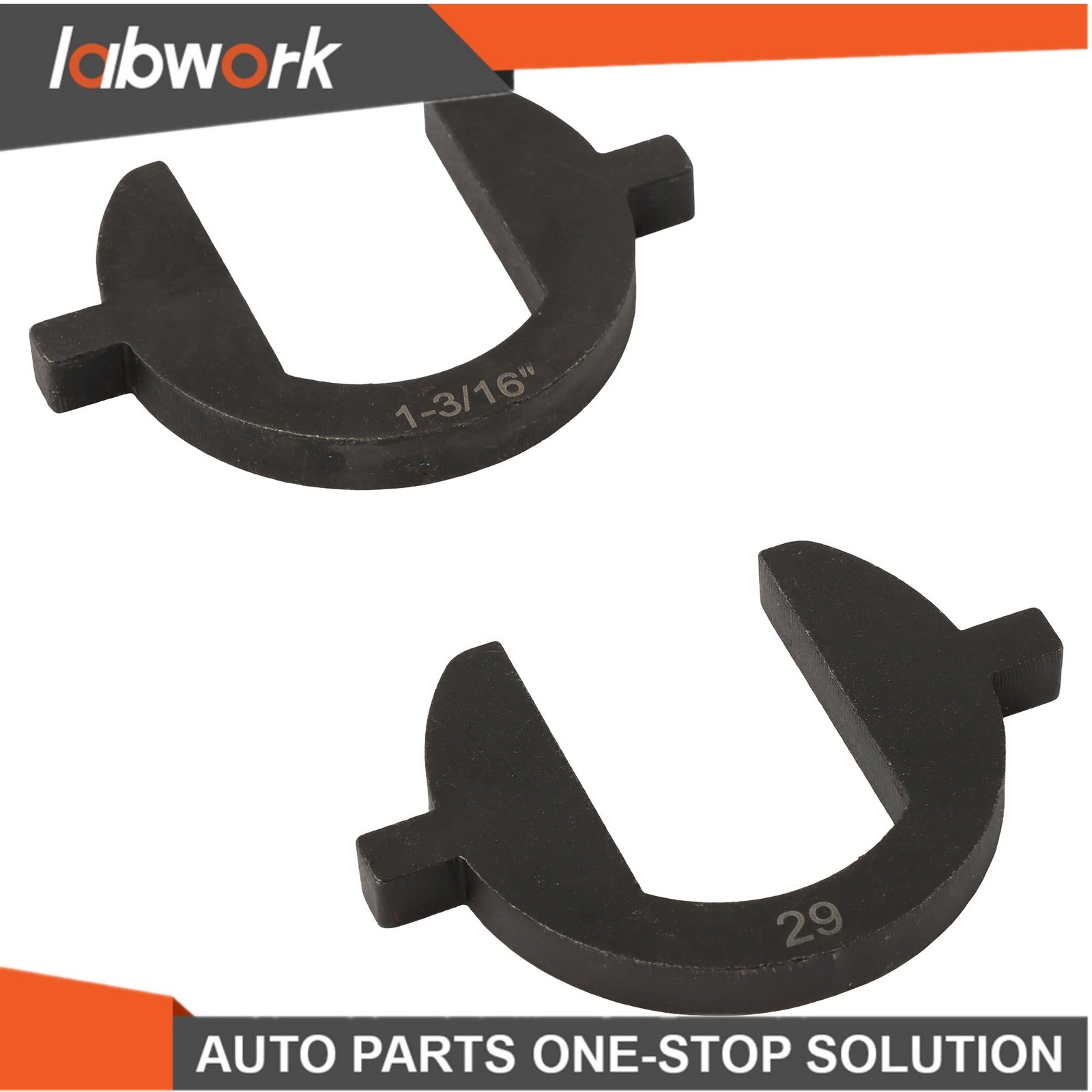 Labwork 13pc Inner Tie Rod Removal Installation Tool w/12 SAE & Metric Adaptors