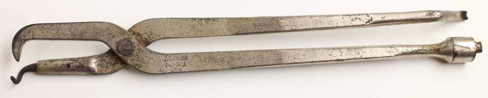 Snap-on USA 13″ Brake Spring Pliers Hook End No 131A Vacuum Style Grip Snap On