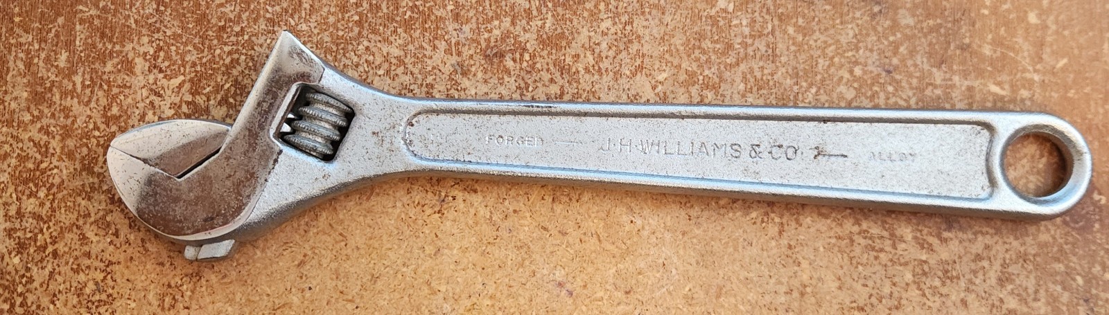 J.H. Williams Super Adjustable 10″ Adjustable Wrench ☆USA☆ — Lot 3732