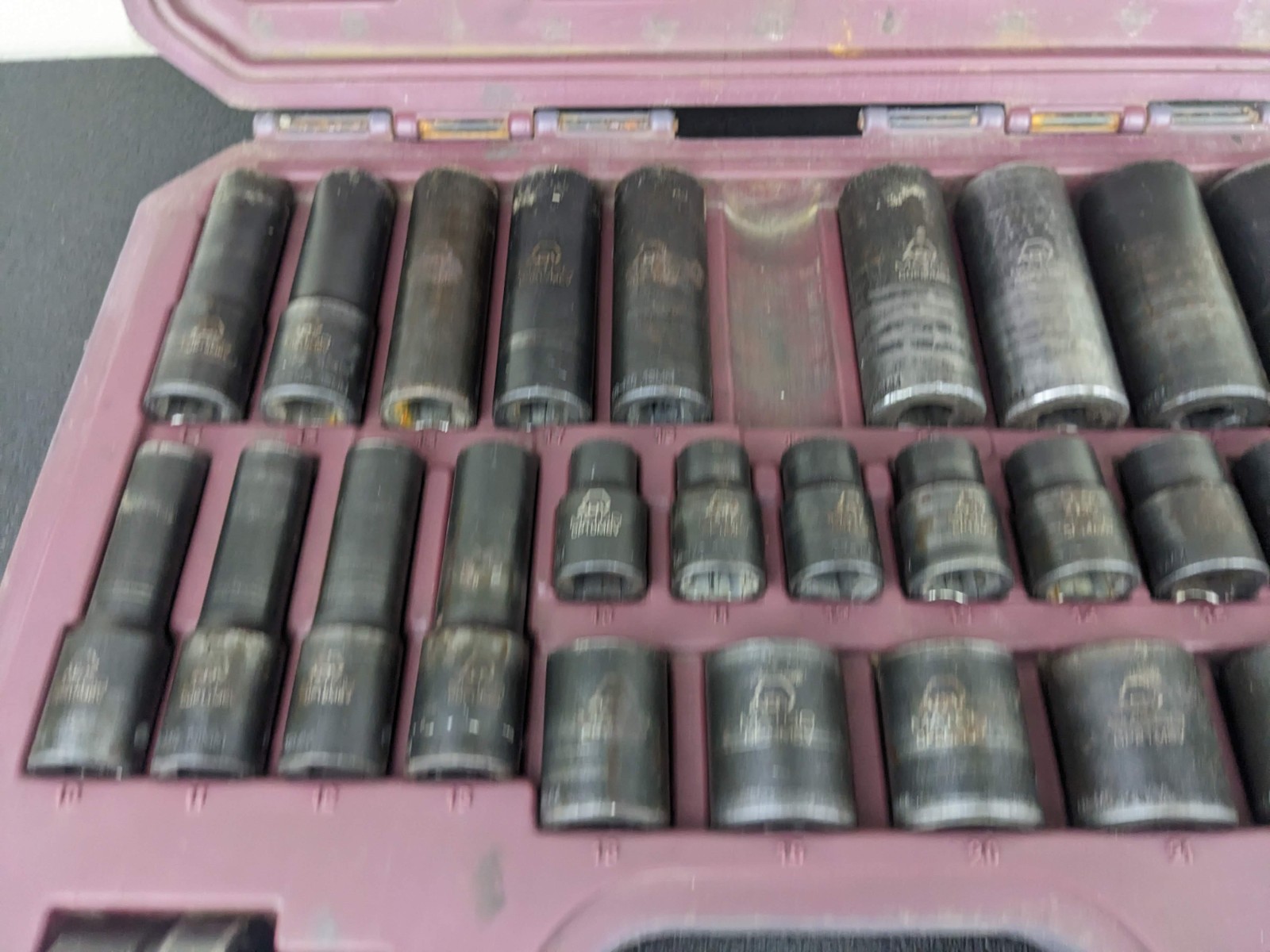 #bo053 MATCO SCPM306V 1/2″ METRIC 6-PT ADV SHALLOW & DEEP IMPACT SOCKET SET