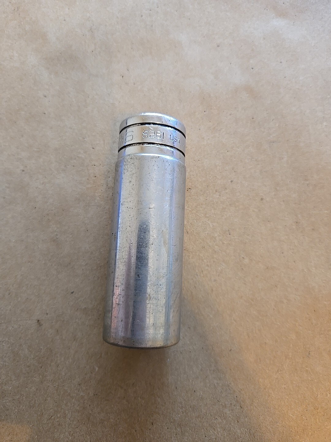 Snap On 1/2″ Drive 13/16″ 12PT Deep Chrome Socket Worn S261