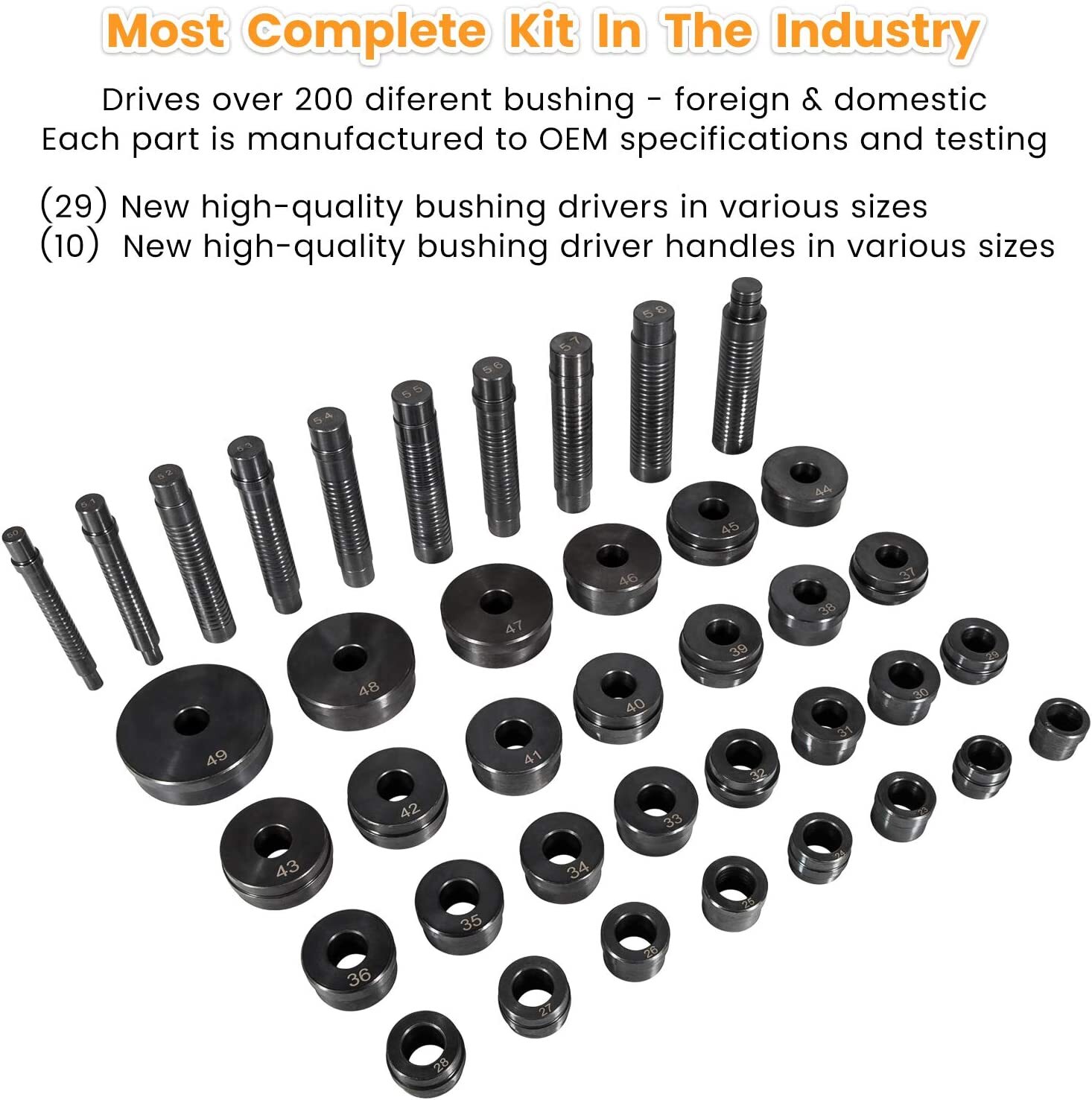 T-0220-39 Master Bushing Driver Setl Installer Remover Tool for Ford Chrysler GM