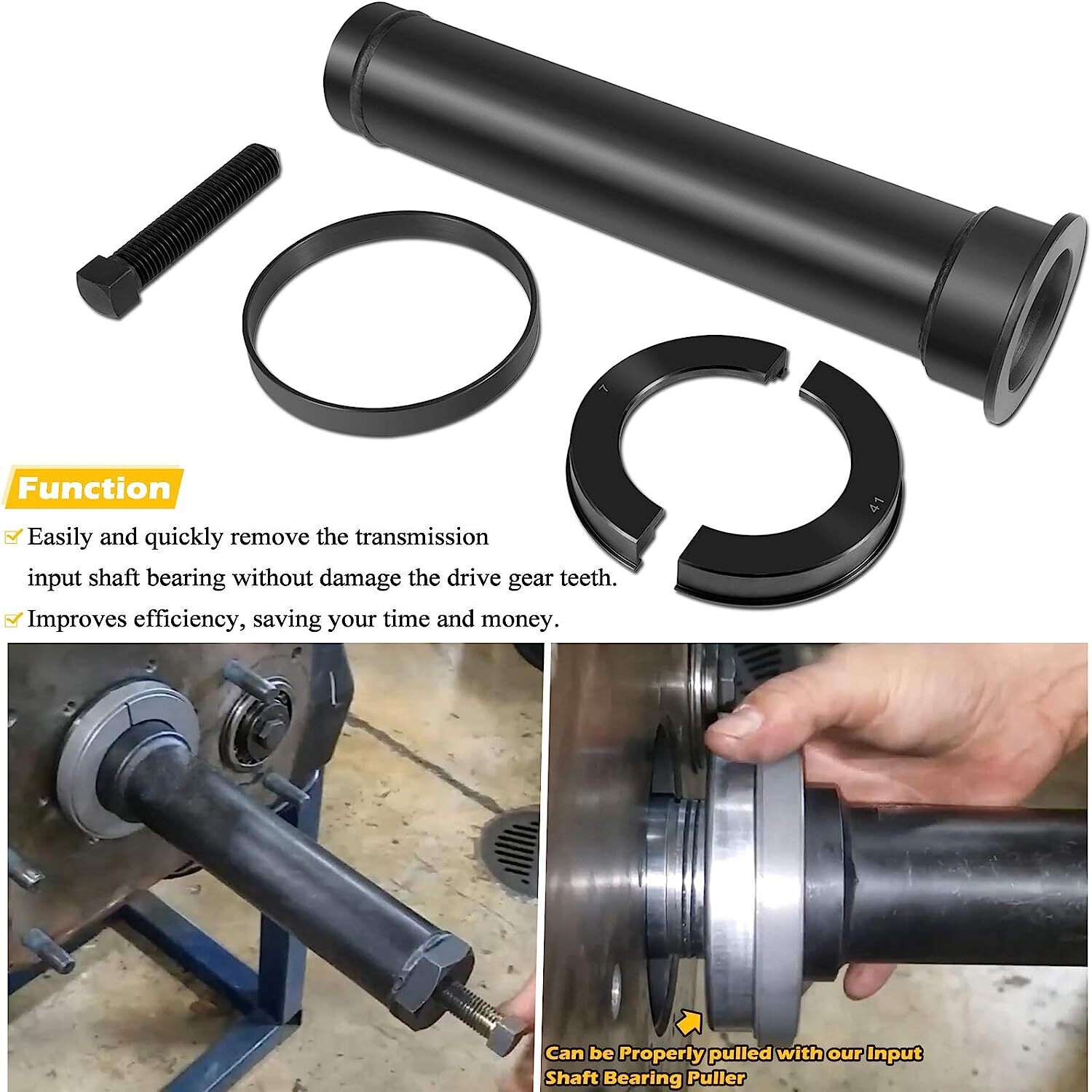 Input Shaft Bearing Puller Tools Kit 4308011 For Eaton Fuller 1 3/4″ & 2″ Shafts
