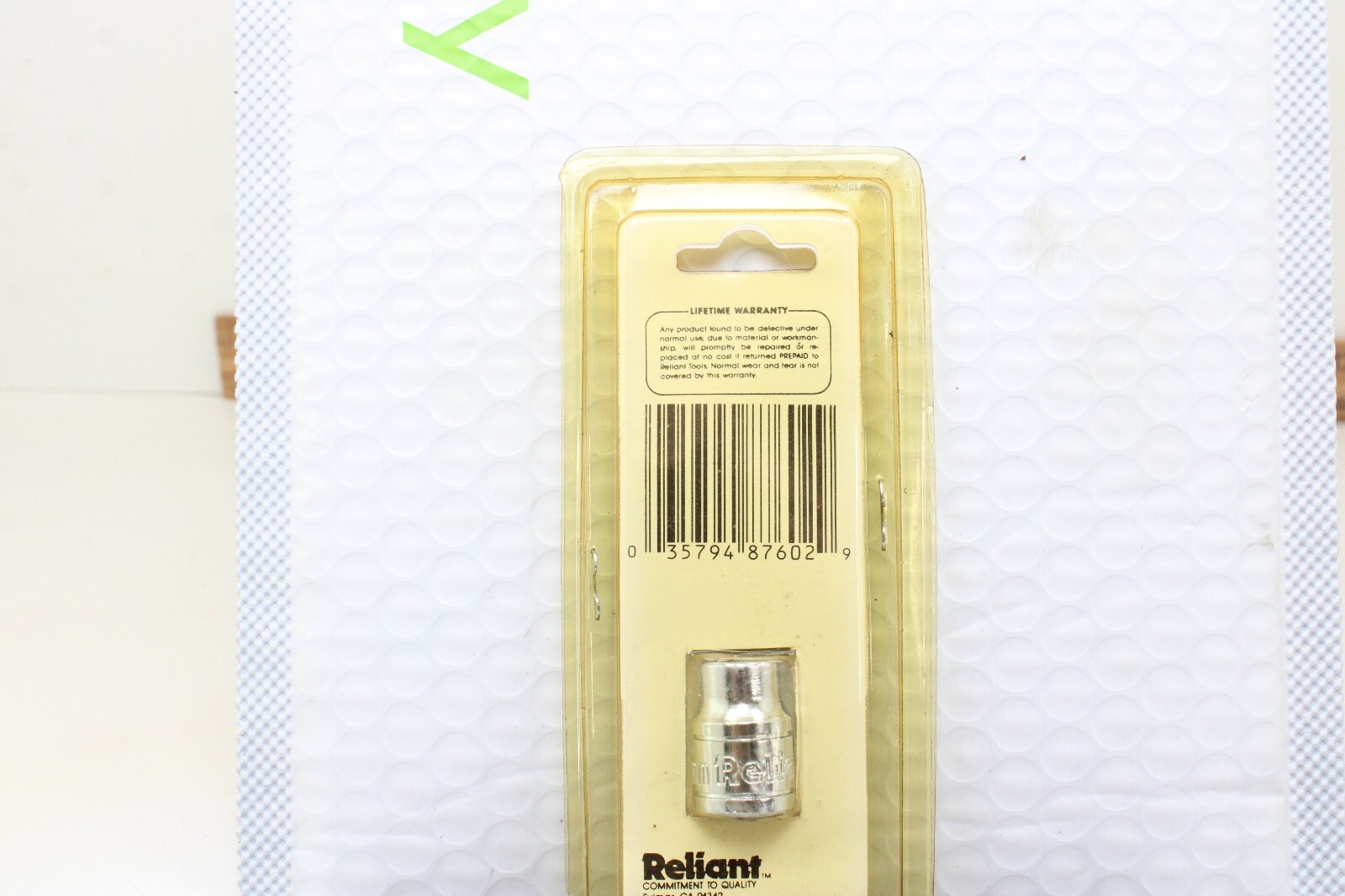 Reliant 87602 9mm Metric Chrome 3/8″ Drive 6 Point Standard Socket