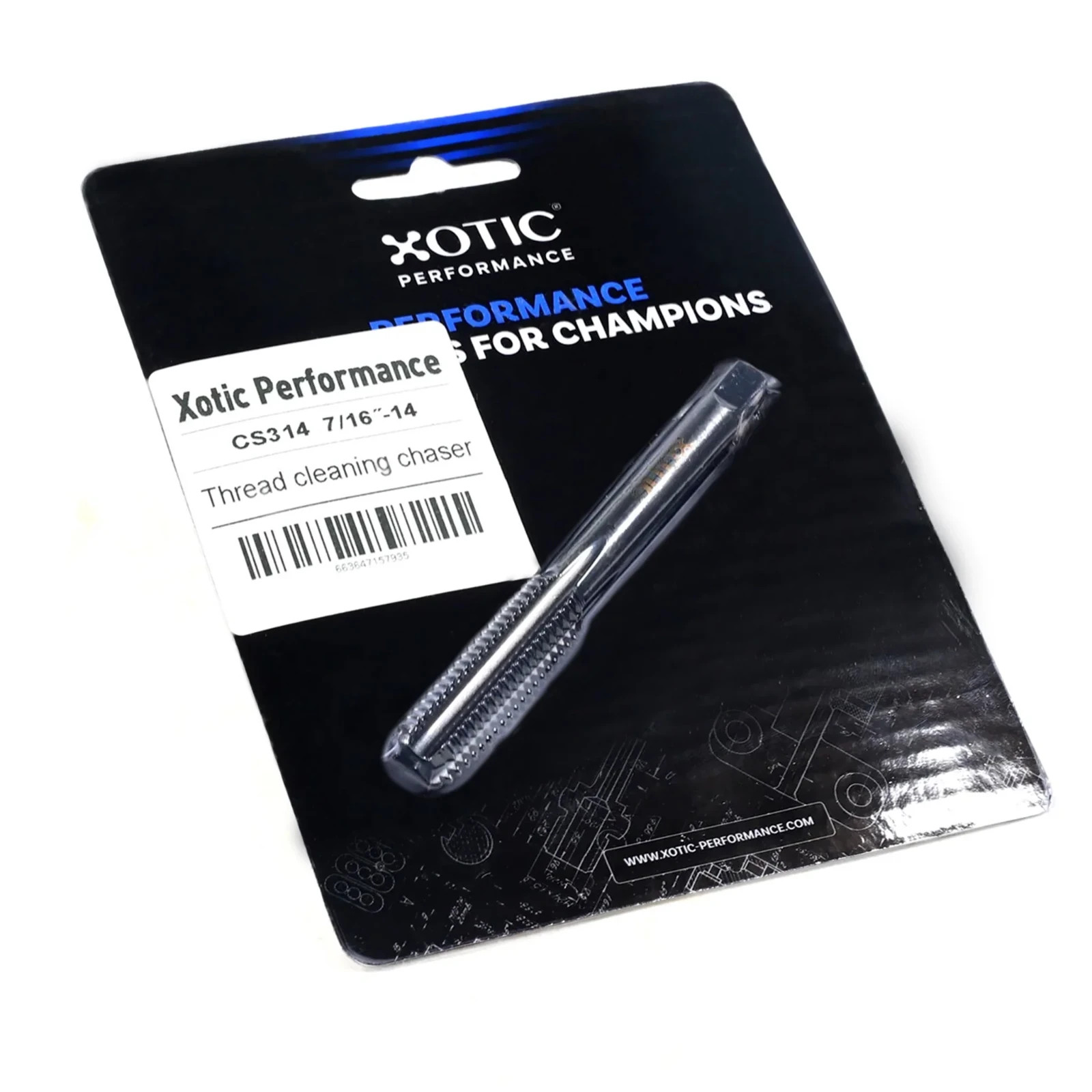Automotive Thread Cleaning Chaser Tool 7/16˝-14 Clean & Restore Threaded Parts
