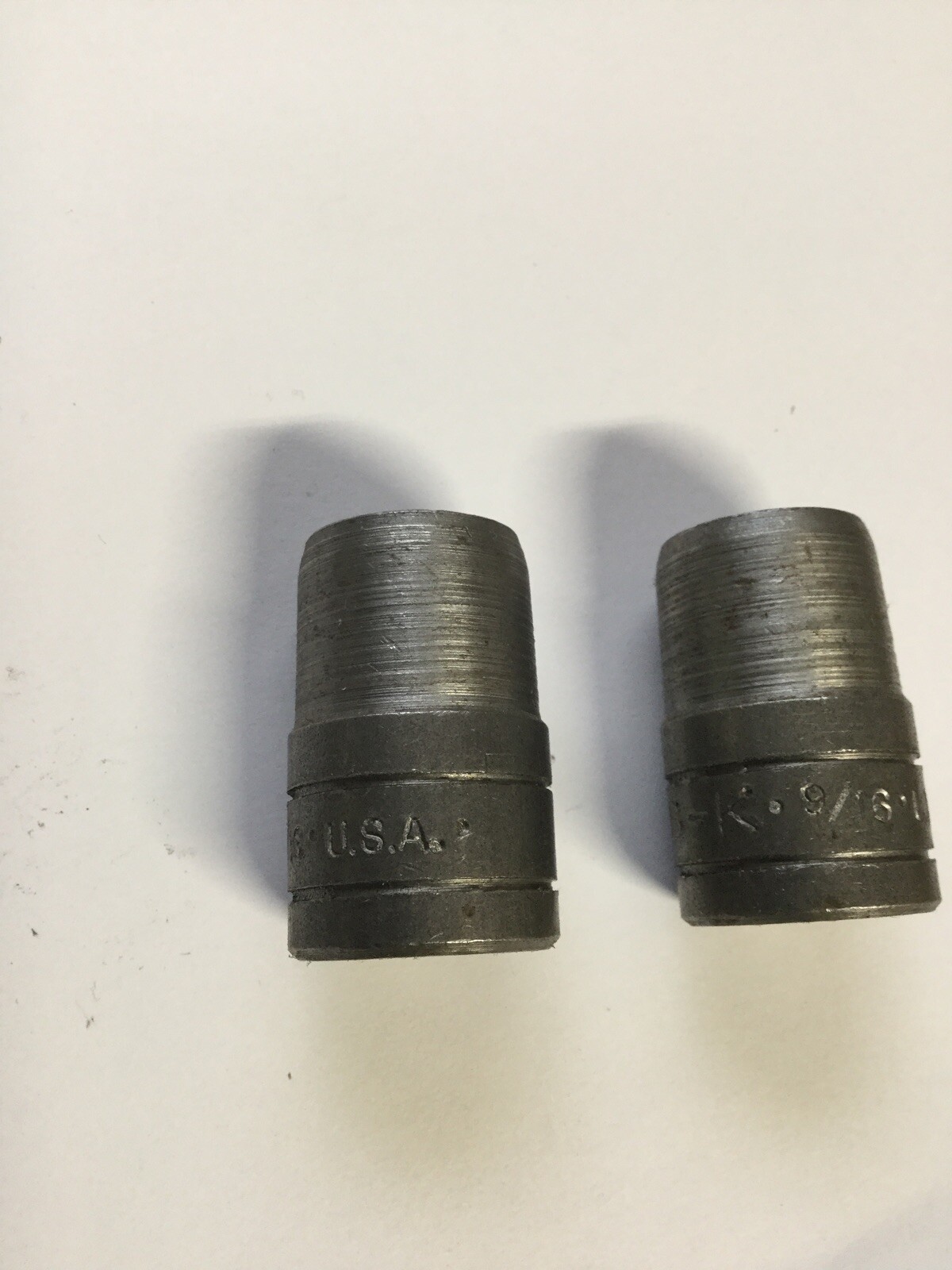 S-K vintage 1/2drive 6pt sockets 9/16″ Qty 2 Part #40118 Free Shipping!