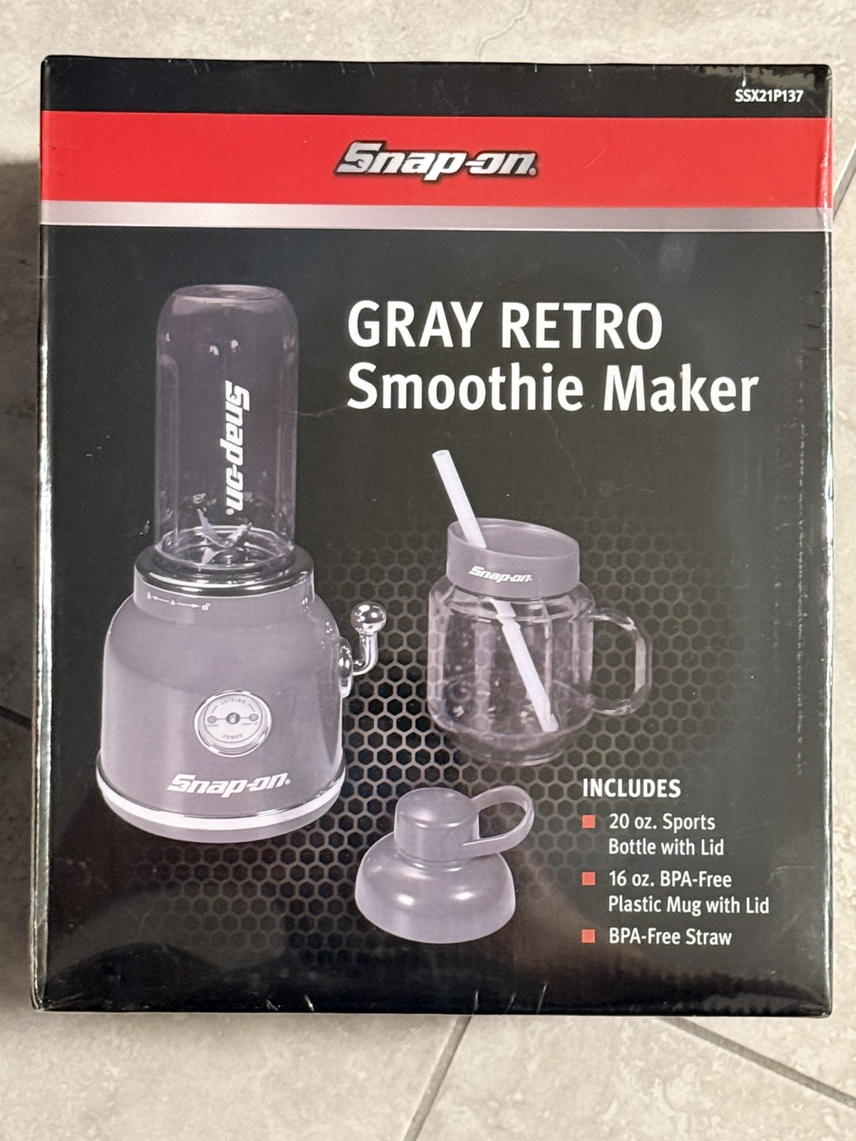 Snap-On Gray Retro Smoothie Maker SSX21P137