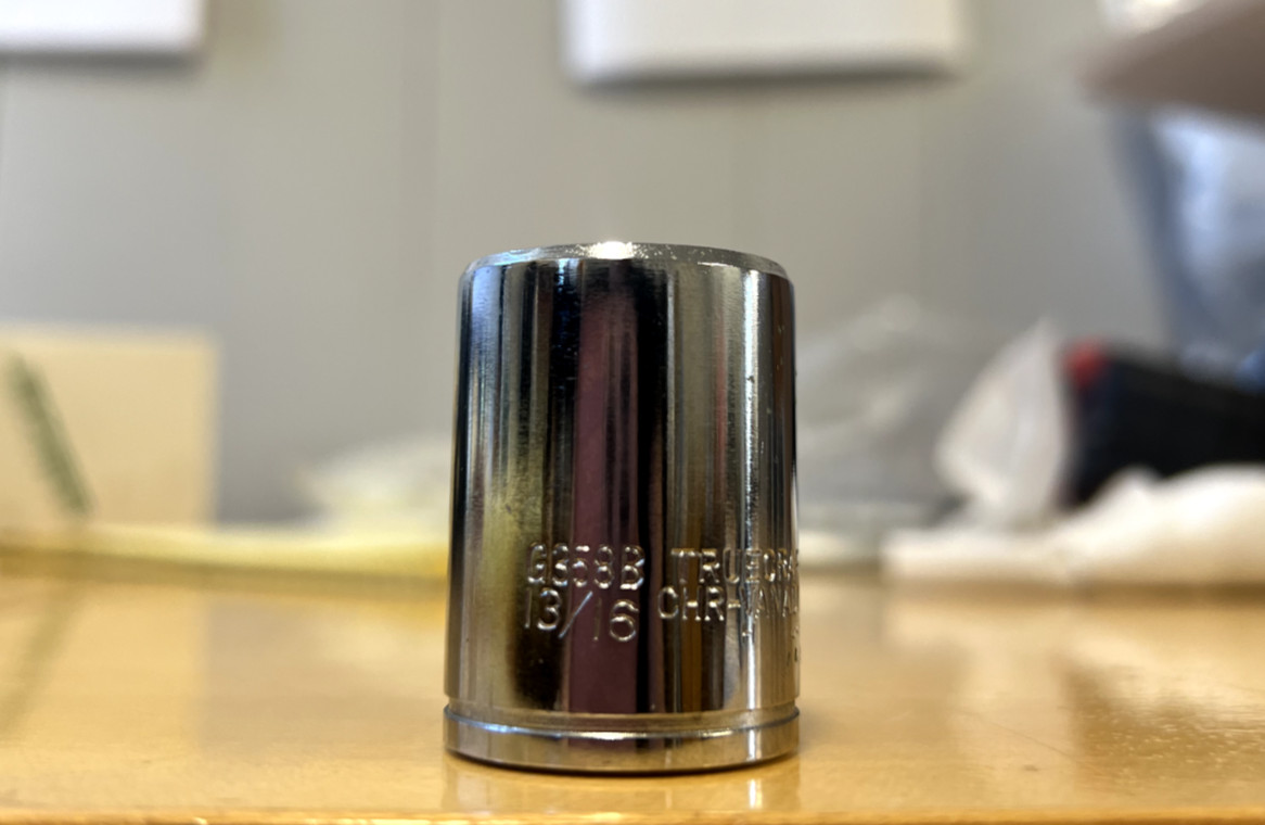 TRUECRAFT G358B 1/2″ Drive Standard 13/16″ Socket CR-MO Steel Made in Japan