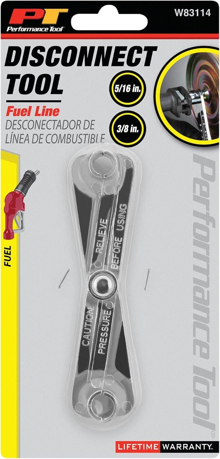 Efficient W83114 Scissor Fuel Line Disconnect Tool for 1989+ GM & Ford Vehicles