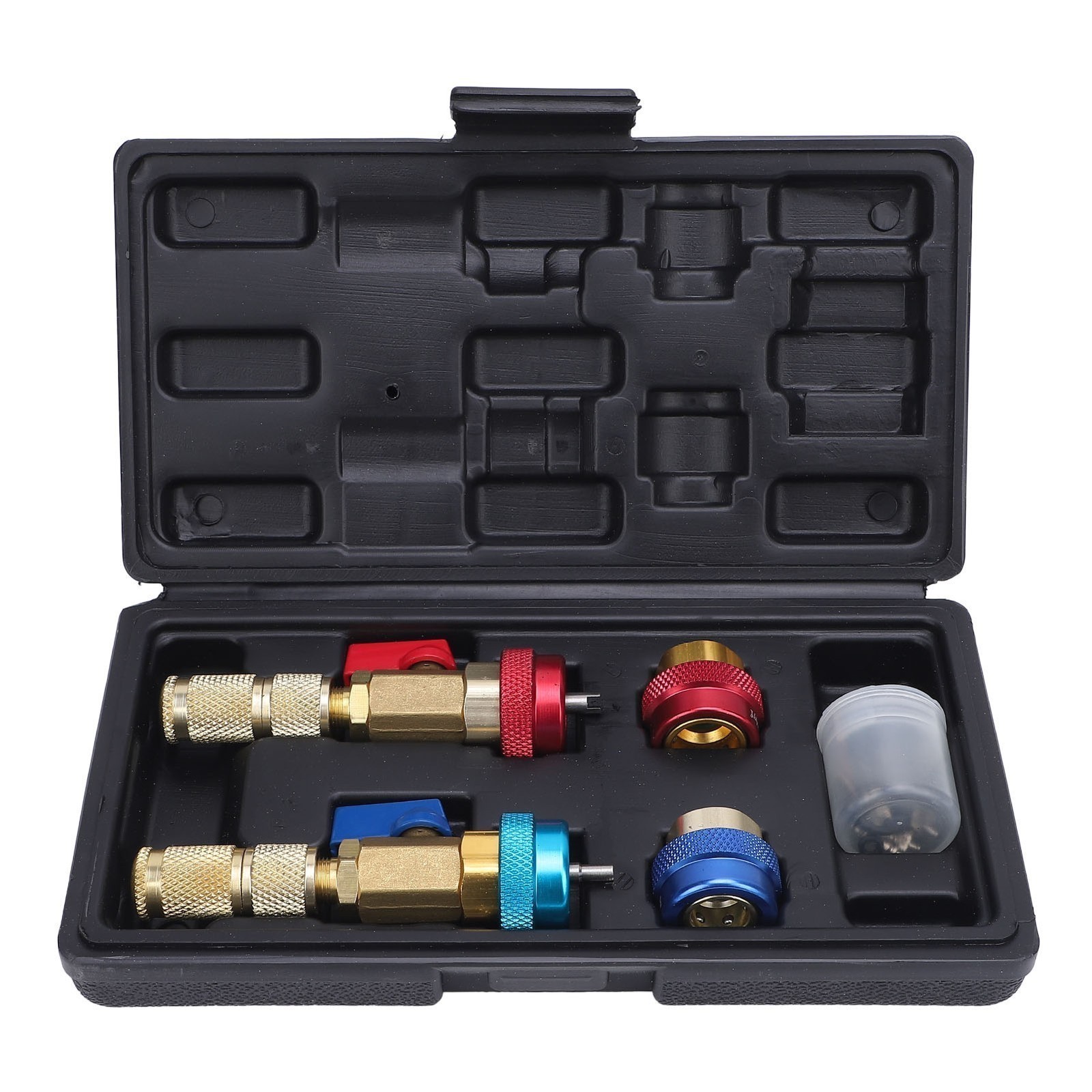 R134A Valve Core Quick Remover Installer Kit Stainless Steel Brass High Low