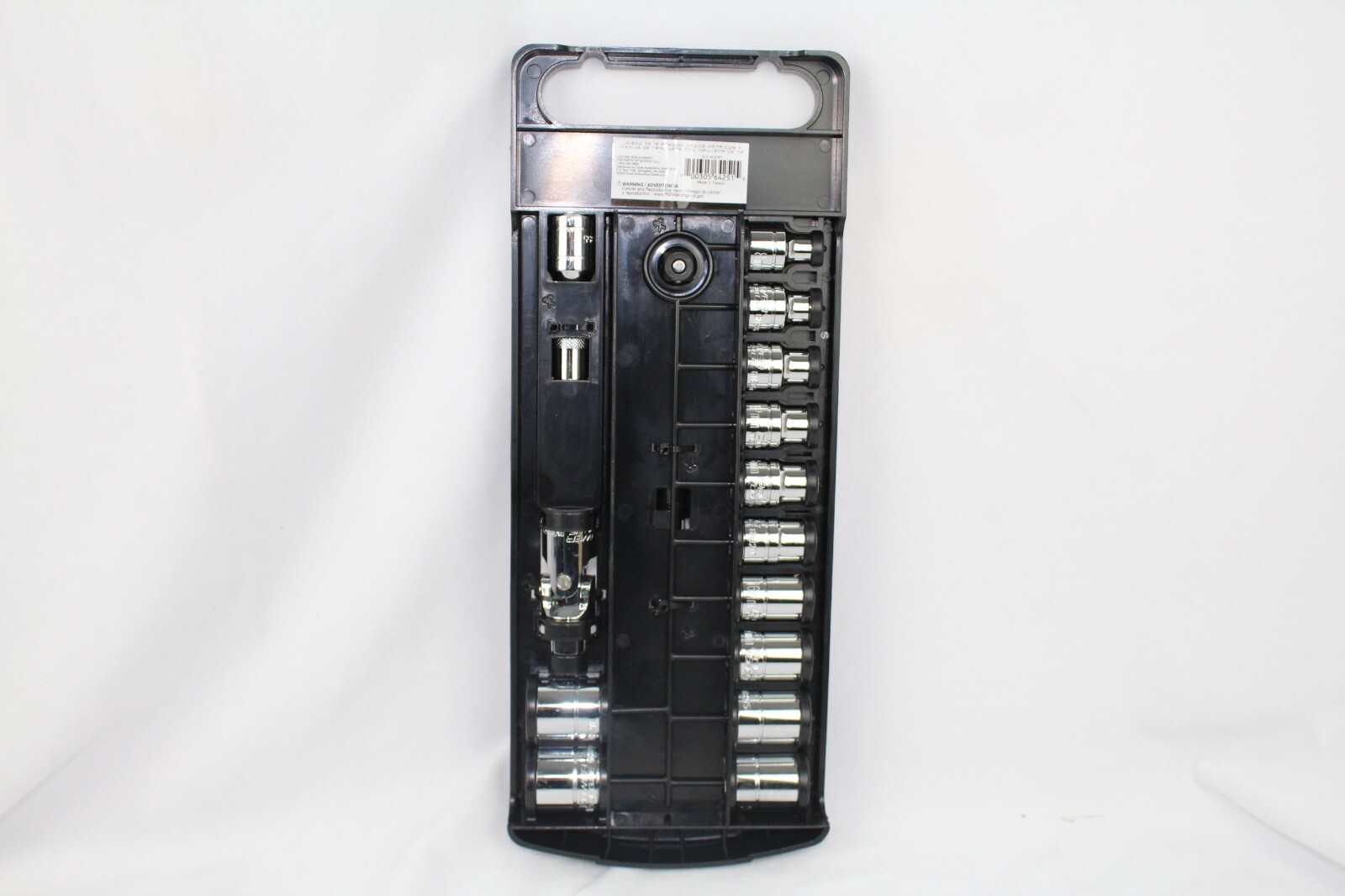 Power Torque rachet and socket set, 15 pc, Metric sockets, 1/2″ Drive Mdl GM4251