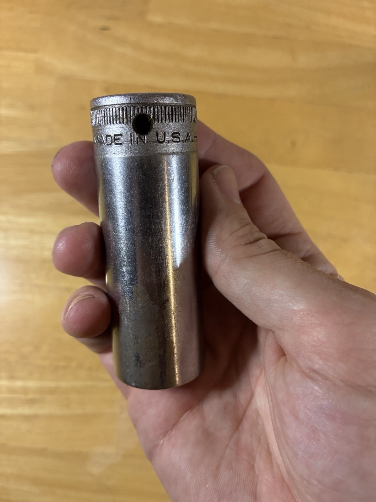 Snap-on Tools USA 1/2″ Drive 12pt Point 7/8″ Deep Socket S-280 Old Logo