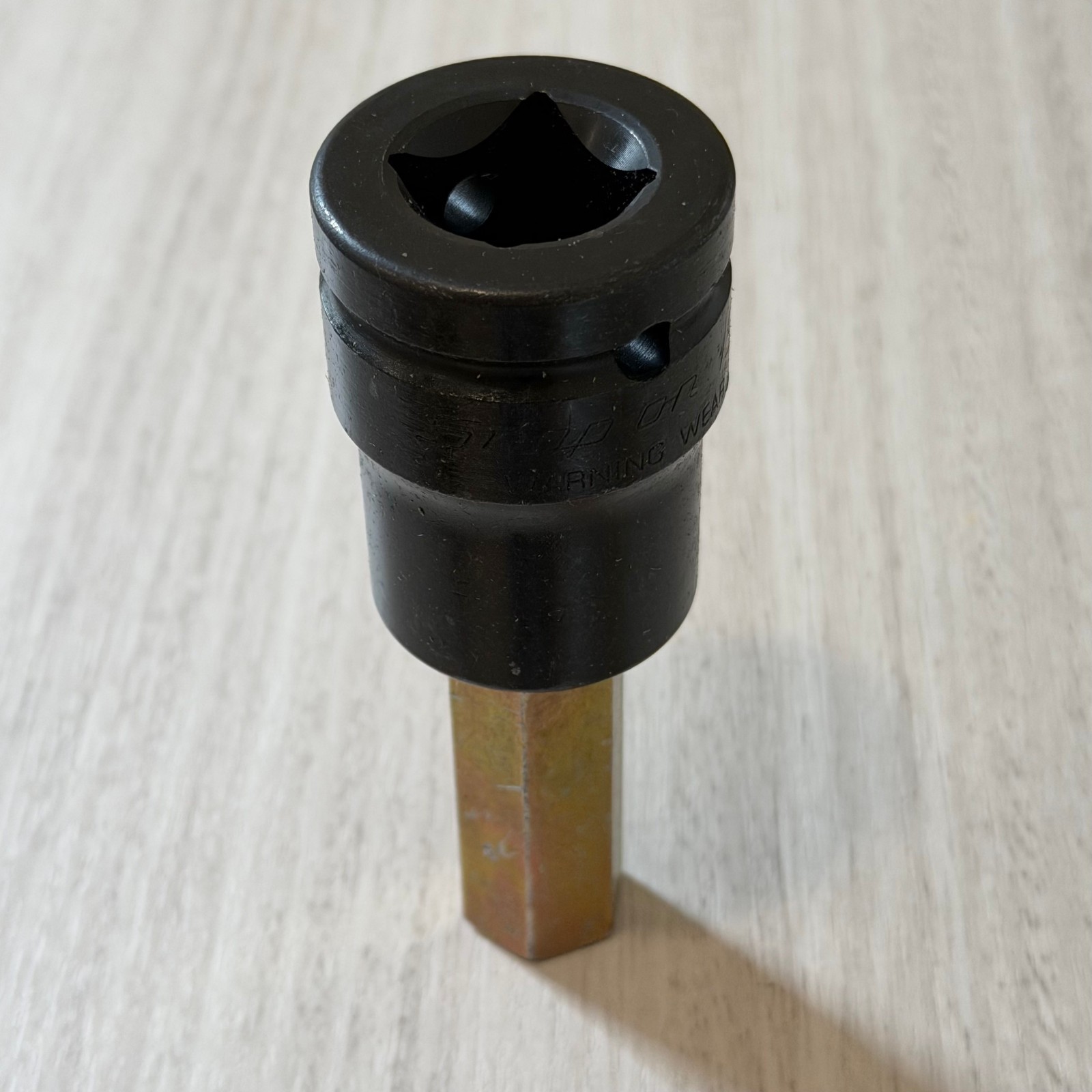 SNAP ON TOOL – PN: LAWM19E – 3/4″ DRIVE METRIC 19 MM STANDARD HEX SOCKET DRIVER