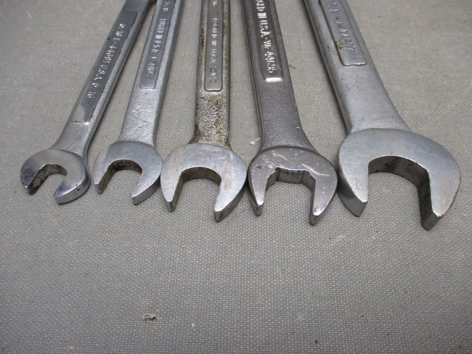 Lot of 9 Craftsman & SK Combination Wrenches SAE 5/16″ – 7/8″ 12pt.
